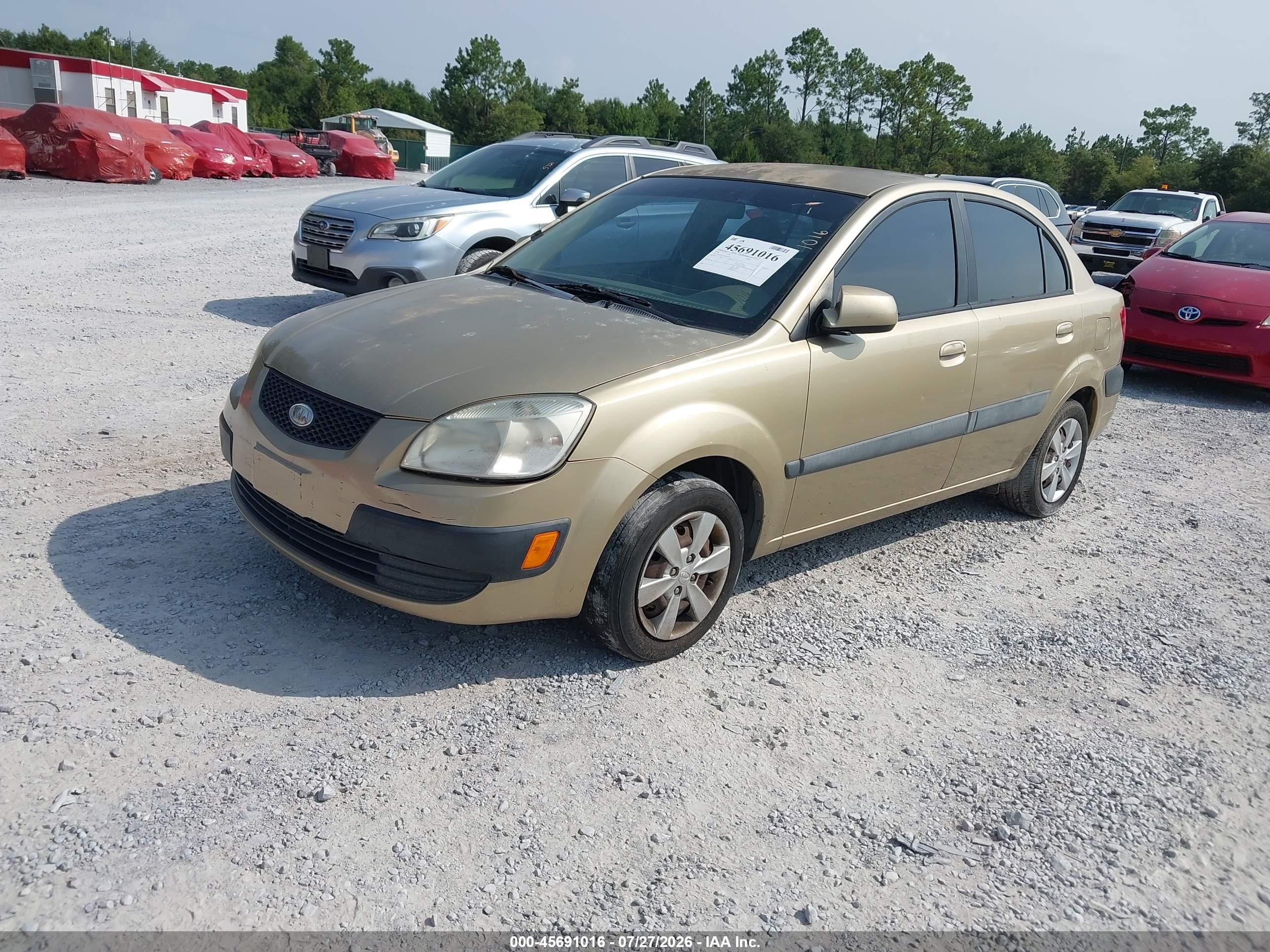 2008 Kia Rio Lx Champagne vin: KNADE123386351457