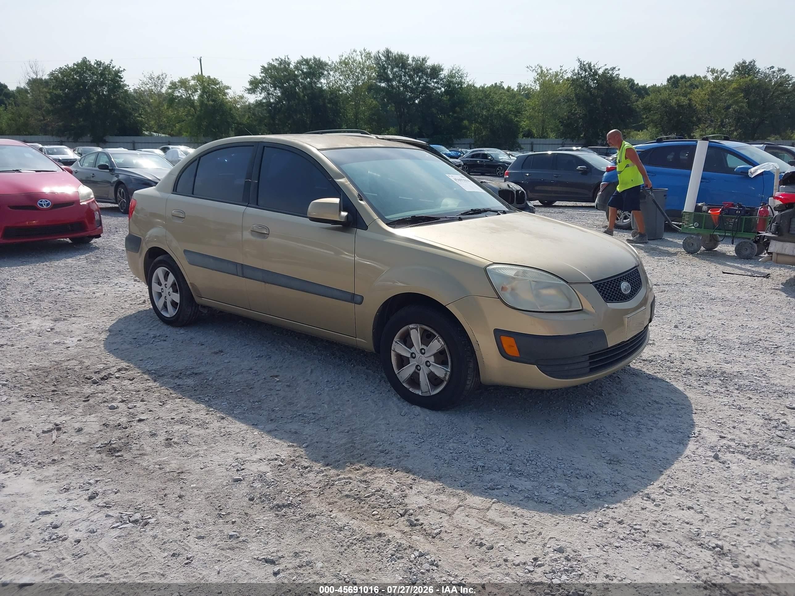 2008 Kia Rio Lx Champagne vin: KNADE123386351457