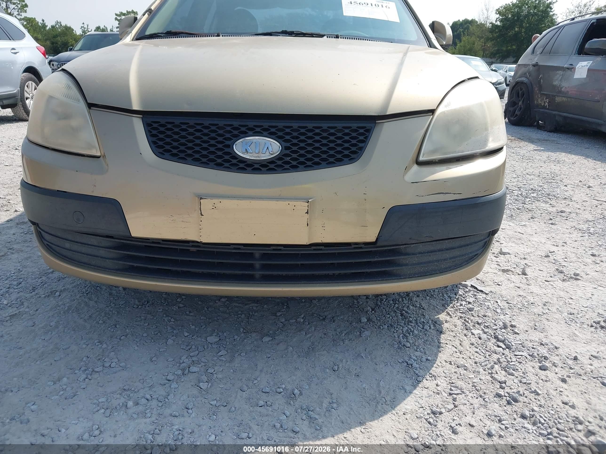 2008 Kia Rio Lx Champagne vin: KNADE123386351457