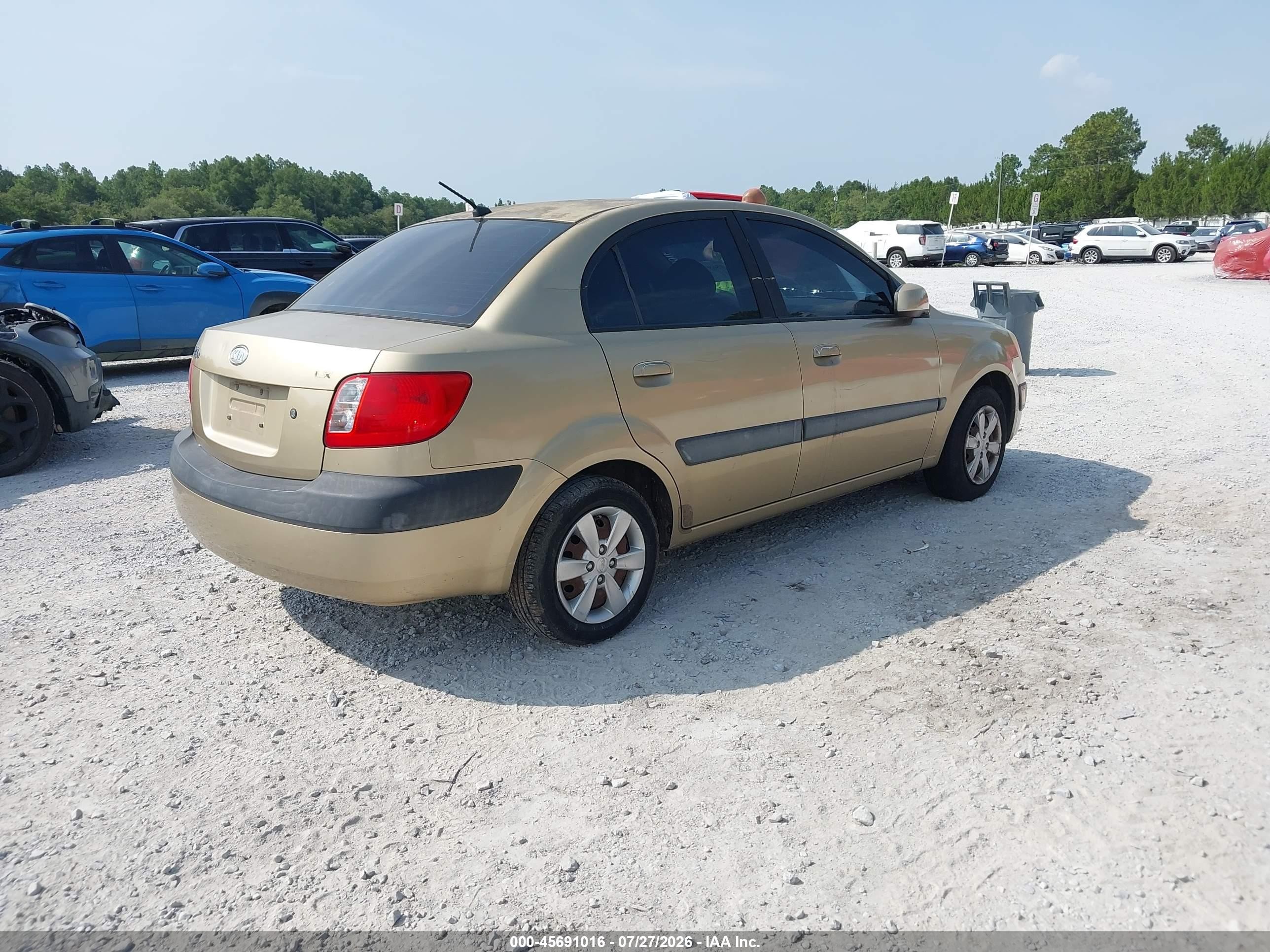 2008 Kia Rio Lx Champagne vin: KNADE123386351457