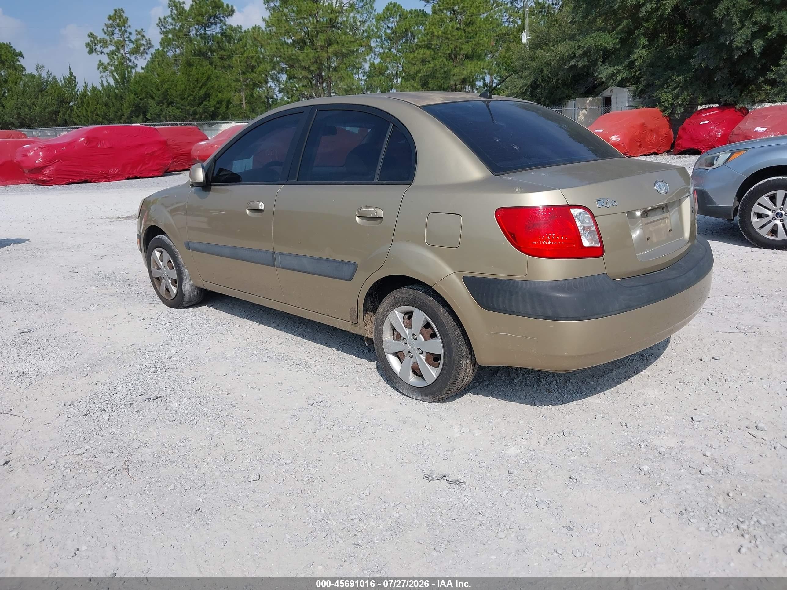 2008 Kia Rio Lx Champagne vin: KNADE123386351457
