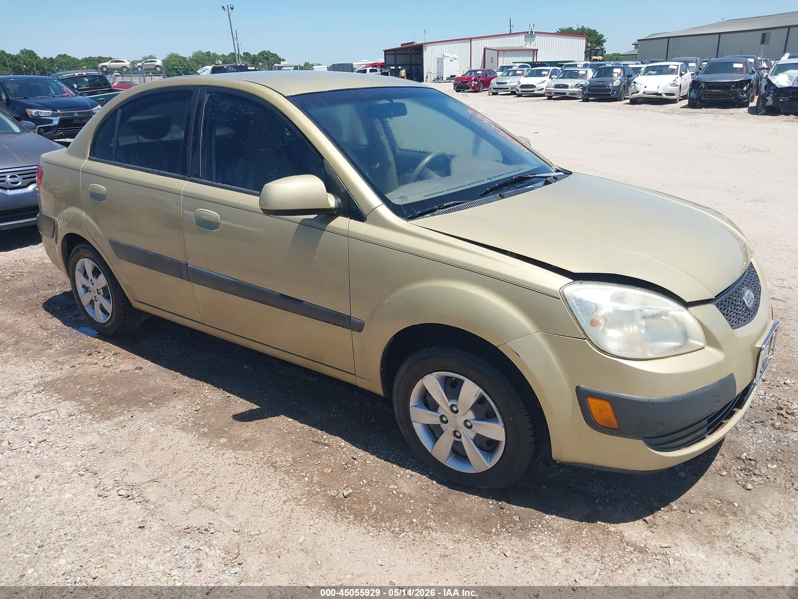 2008 Kia Rio Lx Green vin: KNADE123386383342