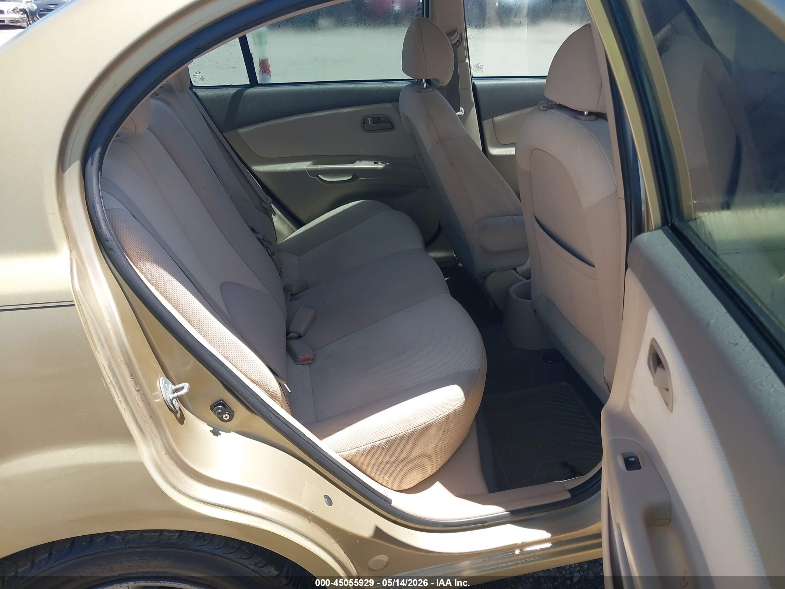 2008 Kia Rio Lx Green vin: KNADE123386383342