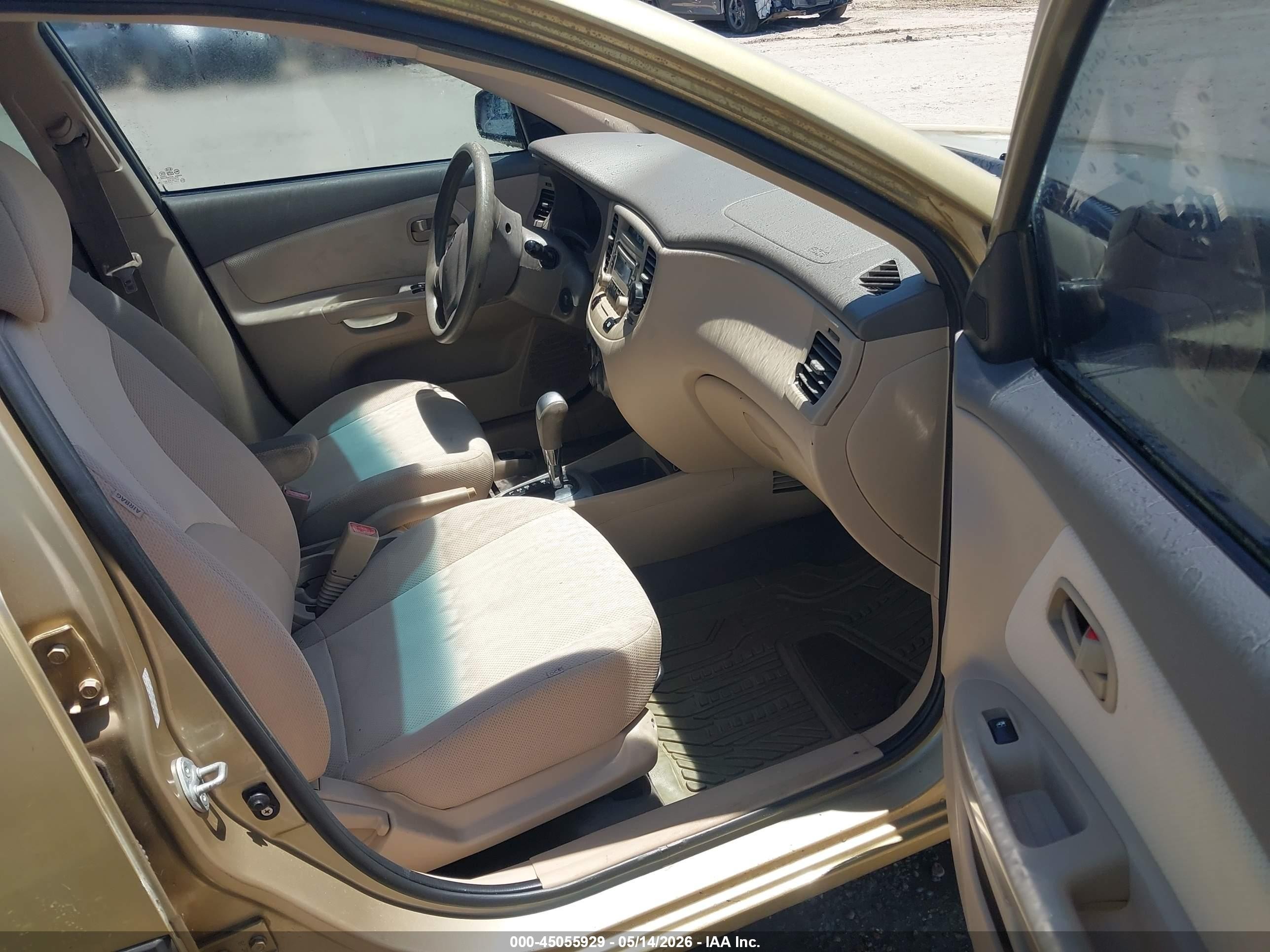 2008 Kia Rio Lx Green vin: KNADE123386383342