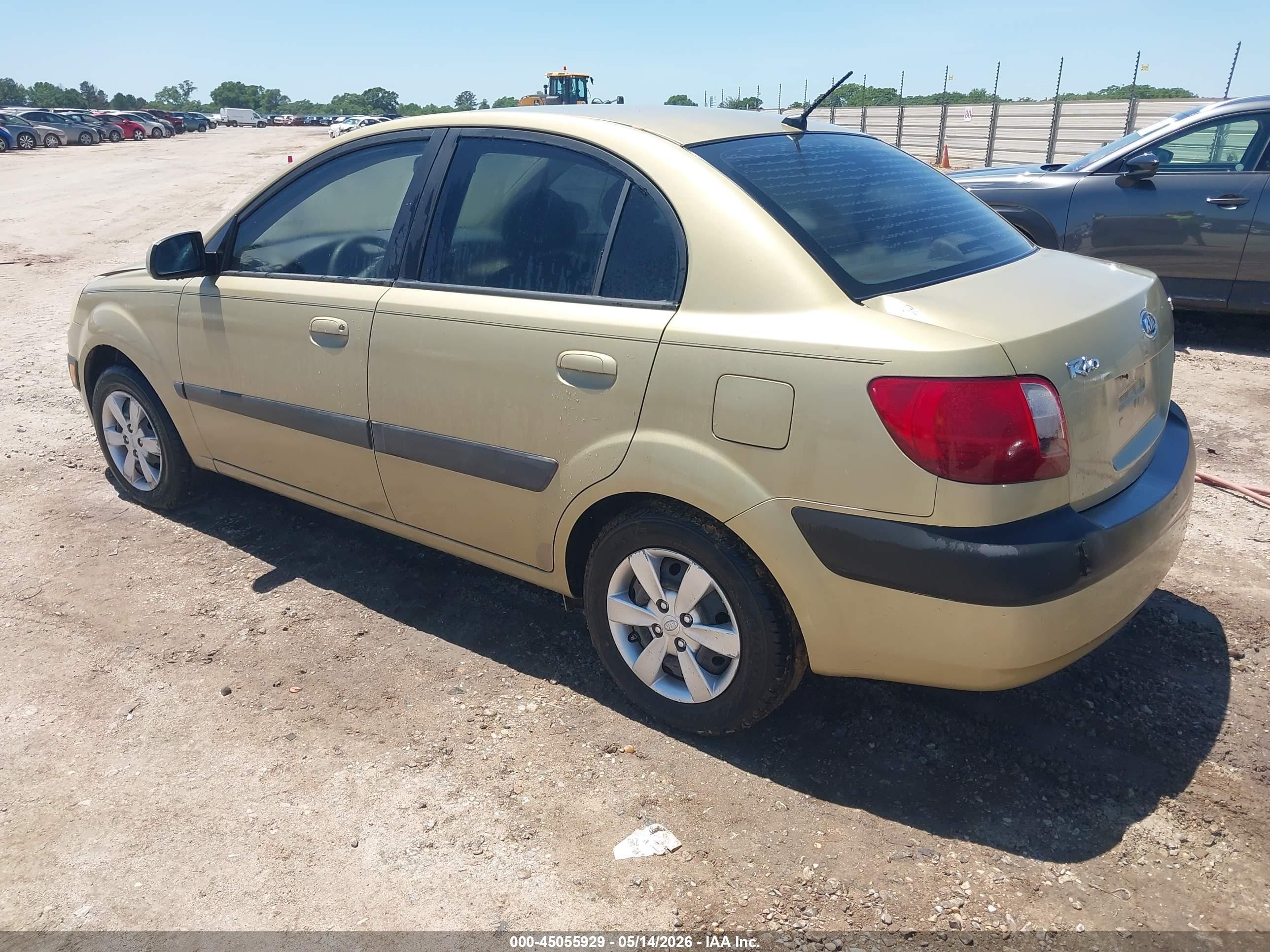 2008 Kia Rio Lx Green vin: KNADE123386383342