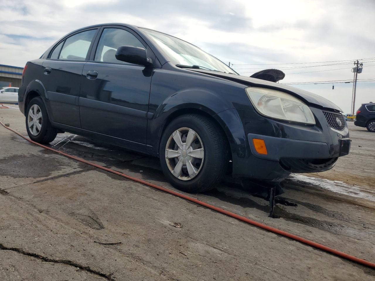 2006 Kia Rio Base Black vin: KNADE123466065419