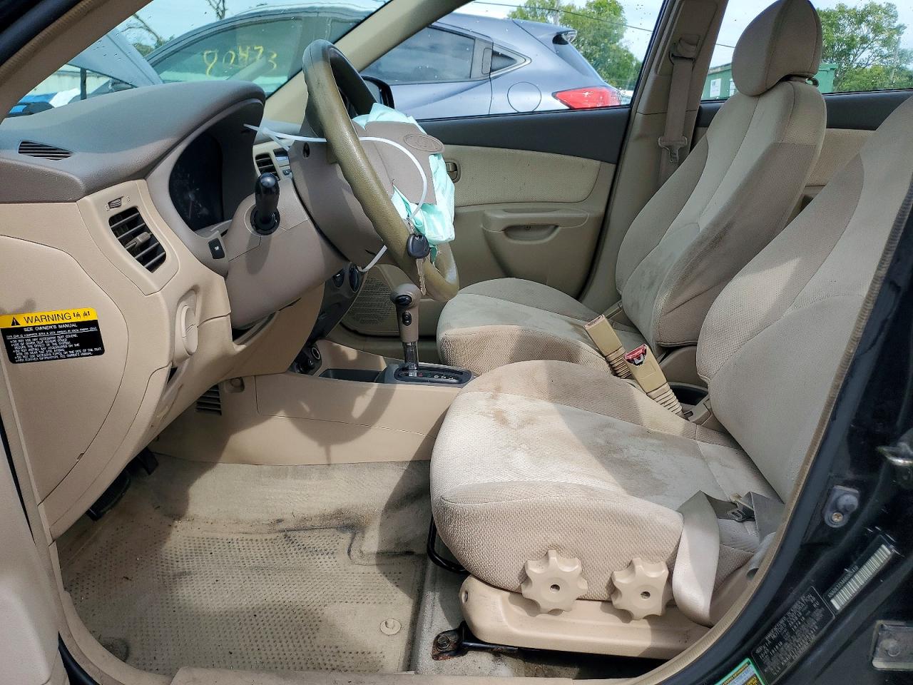 2006 Kia Rio Base Black vin: KNADE123466065419