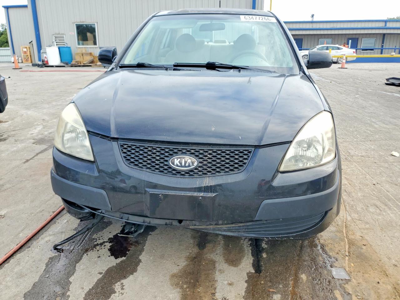2006 Kia Rio Base Black vin: KNADE123466065419