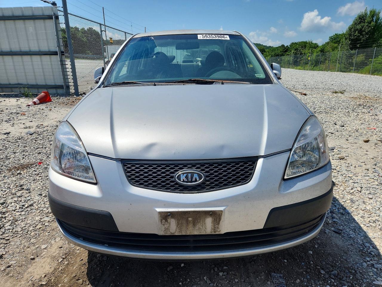 2006 Kia Rio Base Gray vin: KNADE123466125781