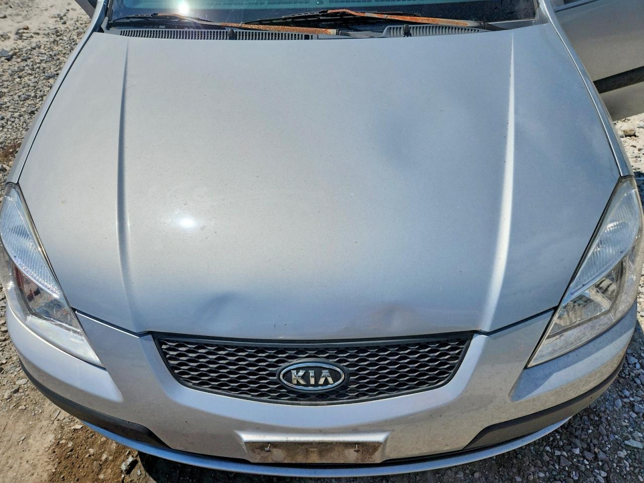 2006 Kia Rio Base Gray vin: KNADE123466125781