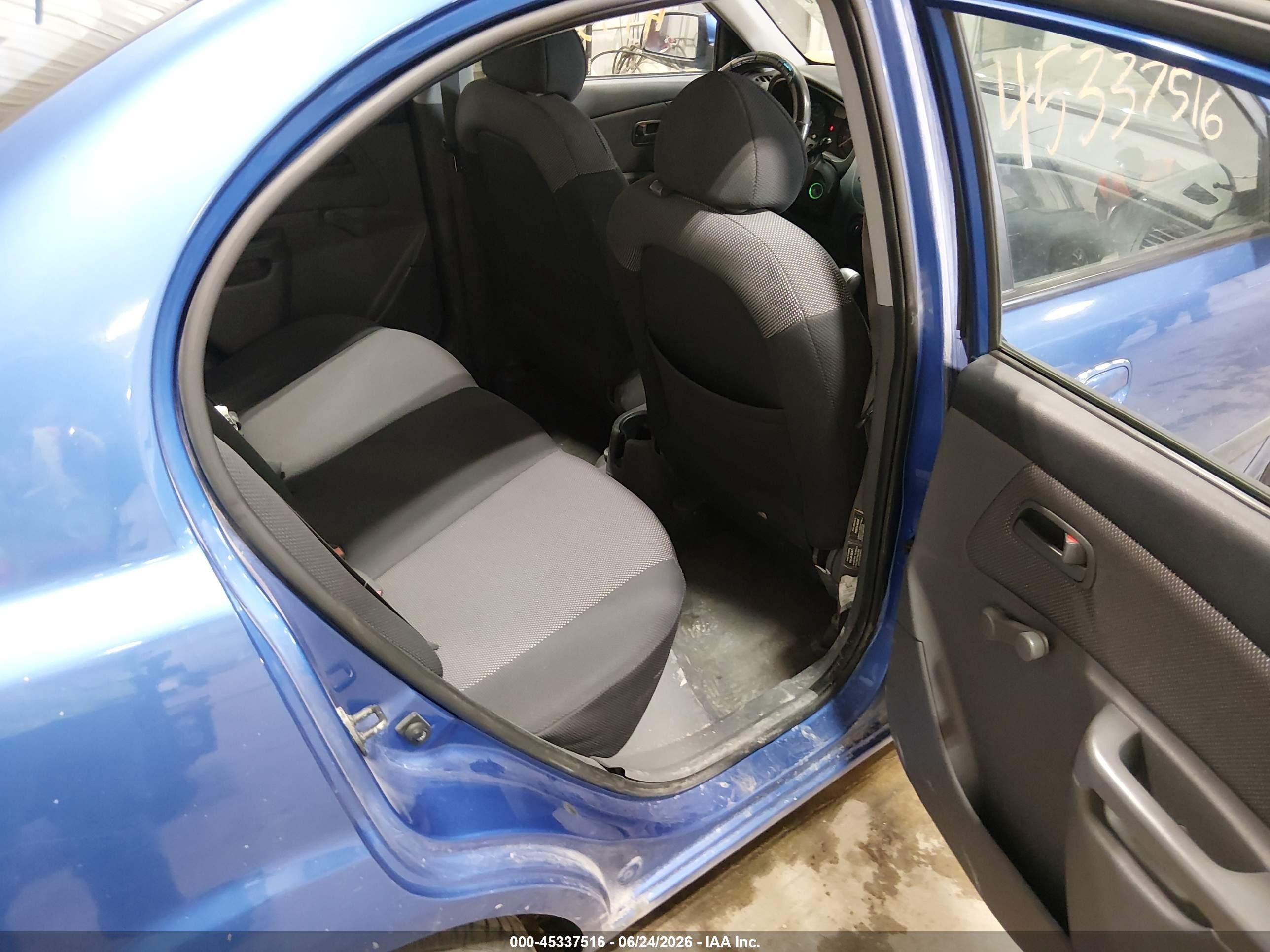 2007 Kia Rio Lx Синий vin: KNADE123476216857