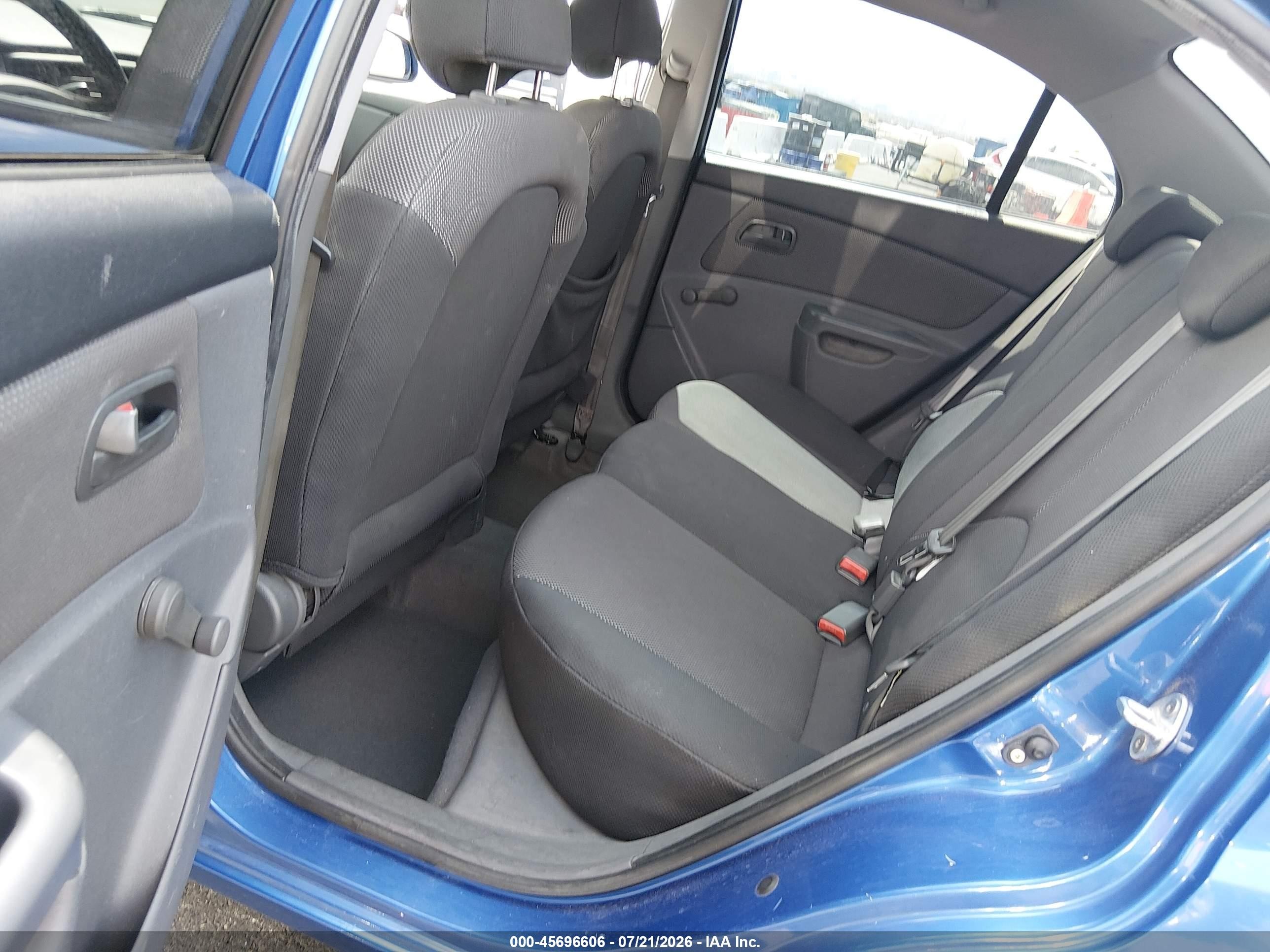 2008 Kia Rio Lx Blue vin: KNADE123486325109
