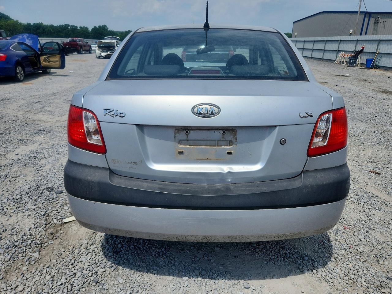 2008 Kia Rio Серебряный vin: KNADE123486327698