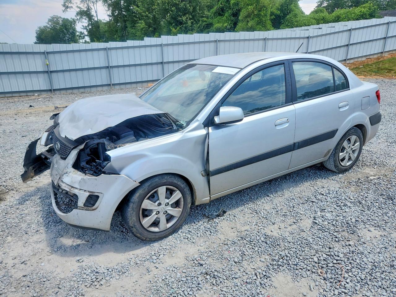 2008 Kia Rio Серебряный vin: KNADE123486327698