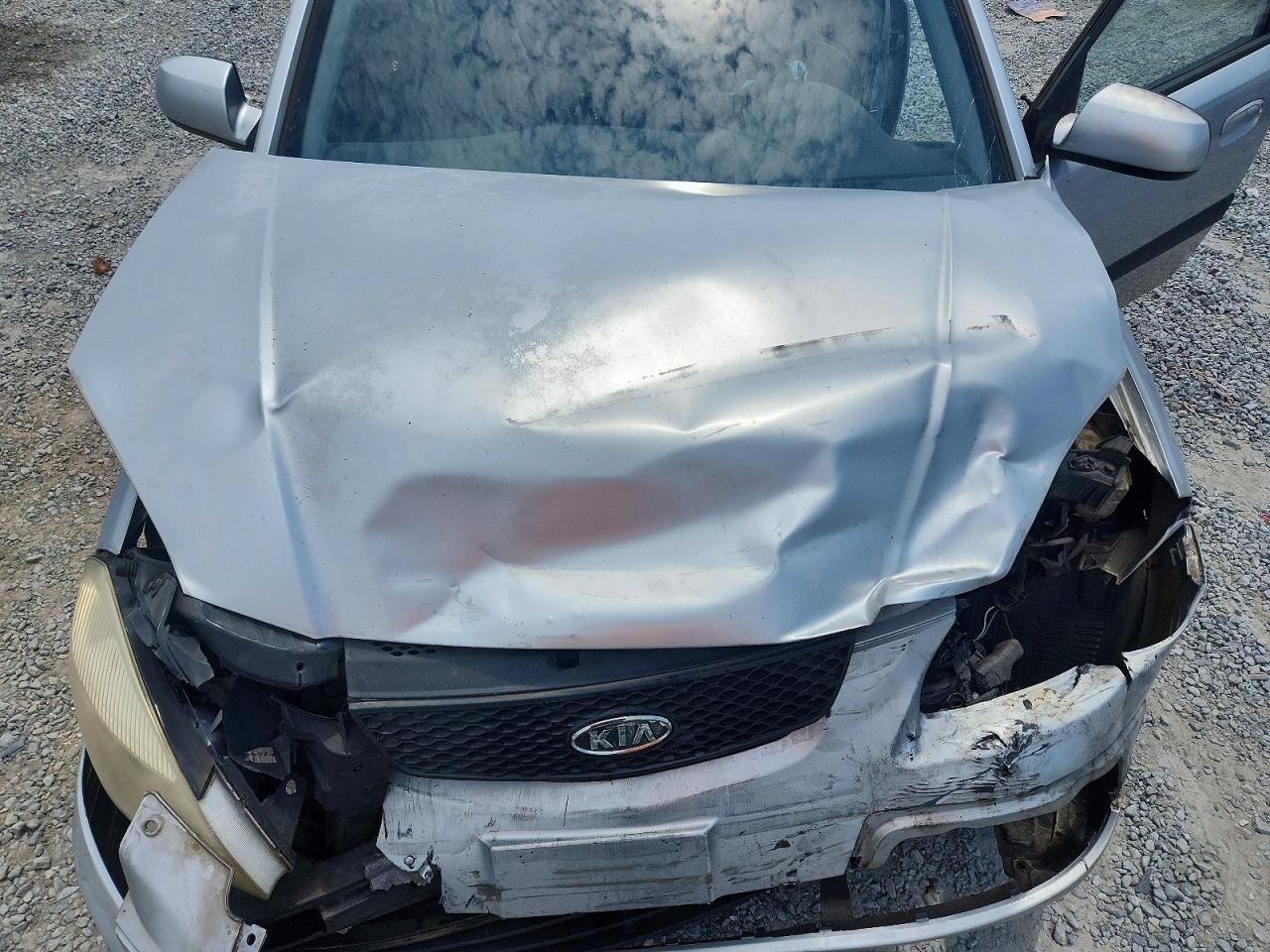 2008 Kia Rio Серебряный vin: KNADE123486327698