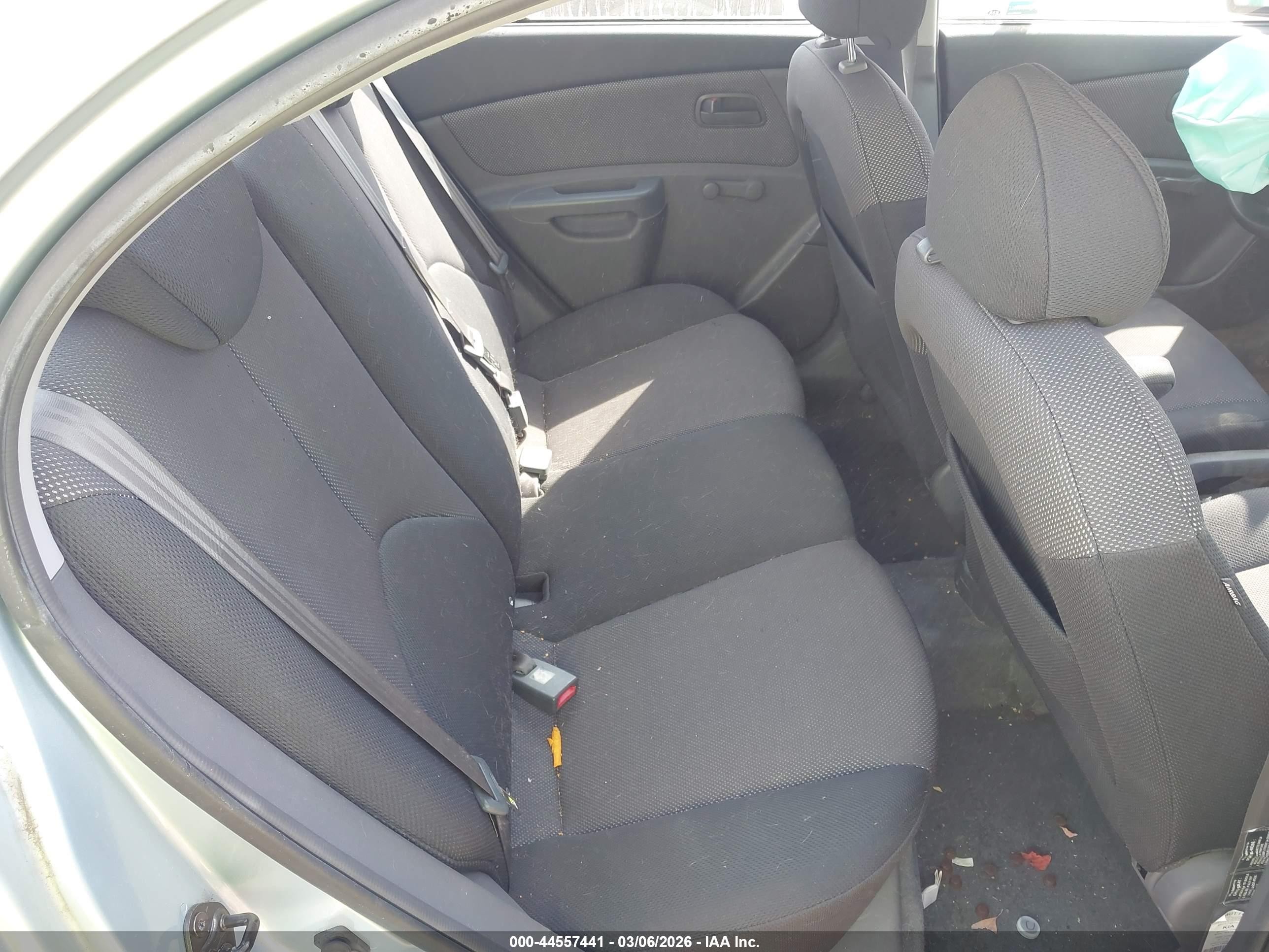 2006 Kia Rio Lx Silver vin: KNADE123566048077