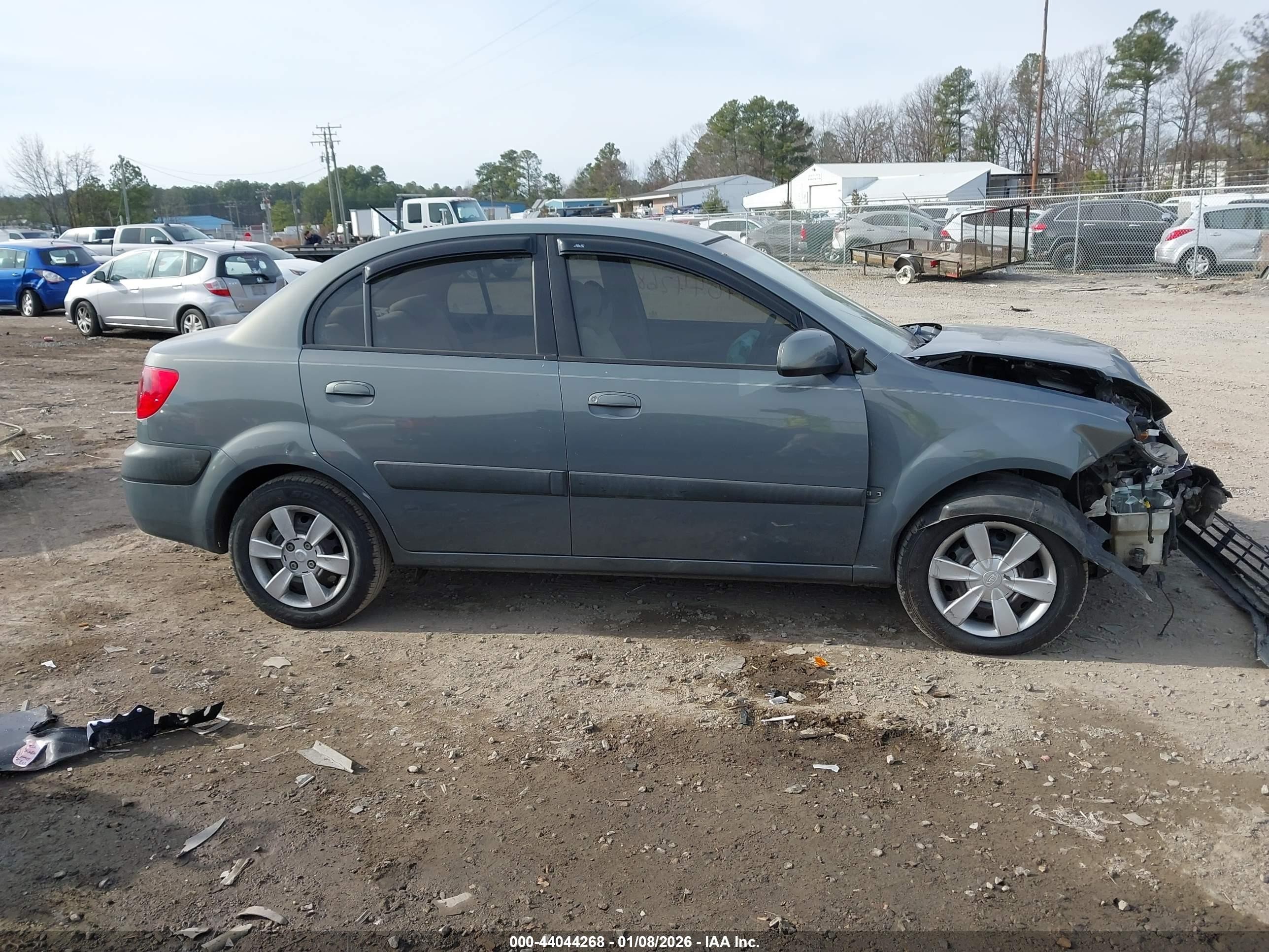 2006 Kia Rio Lx Синий vin: KNADE123566166503