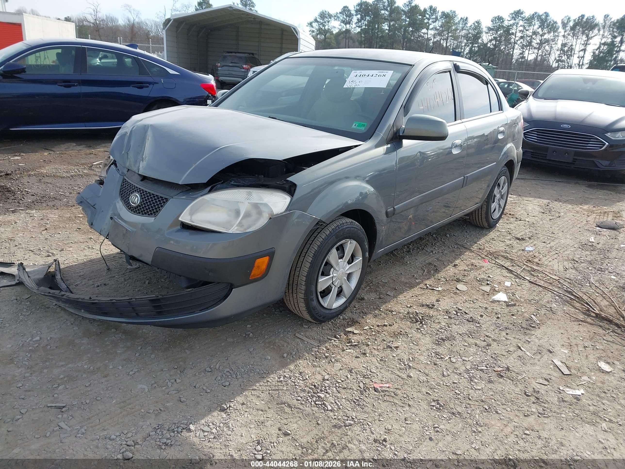 2006 Kia Rio Lx Синий vin: KNADE123566166503