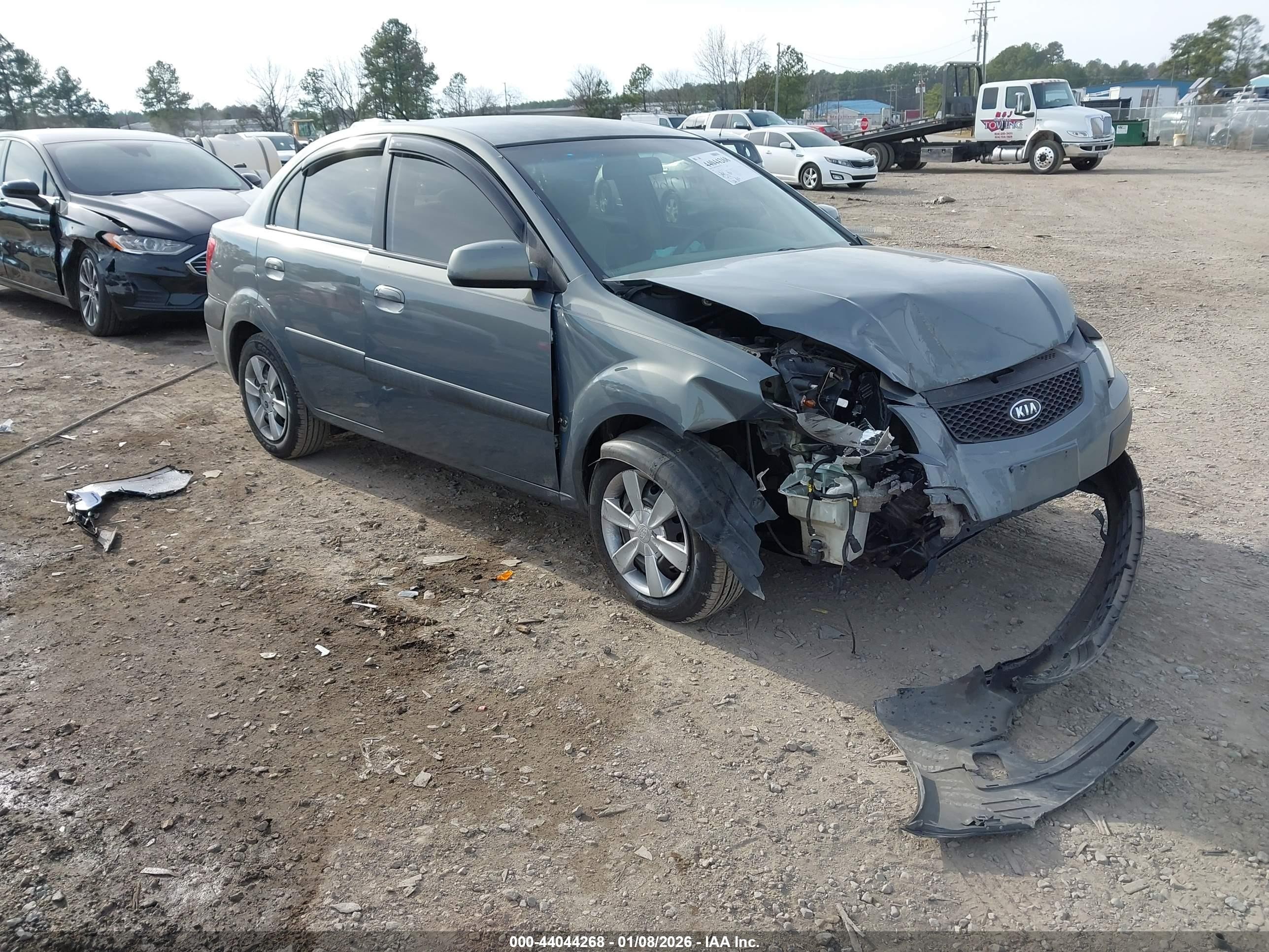 2006 Kia Rio Lx Синий vin: KNADE123566166503