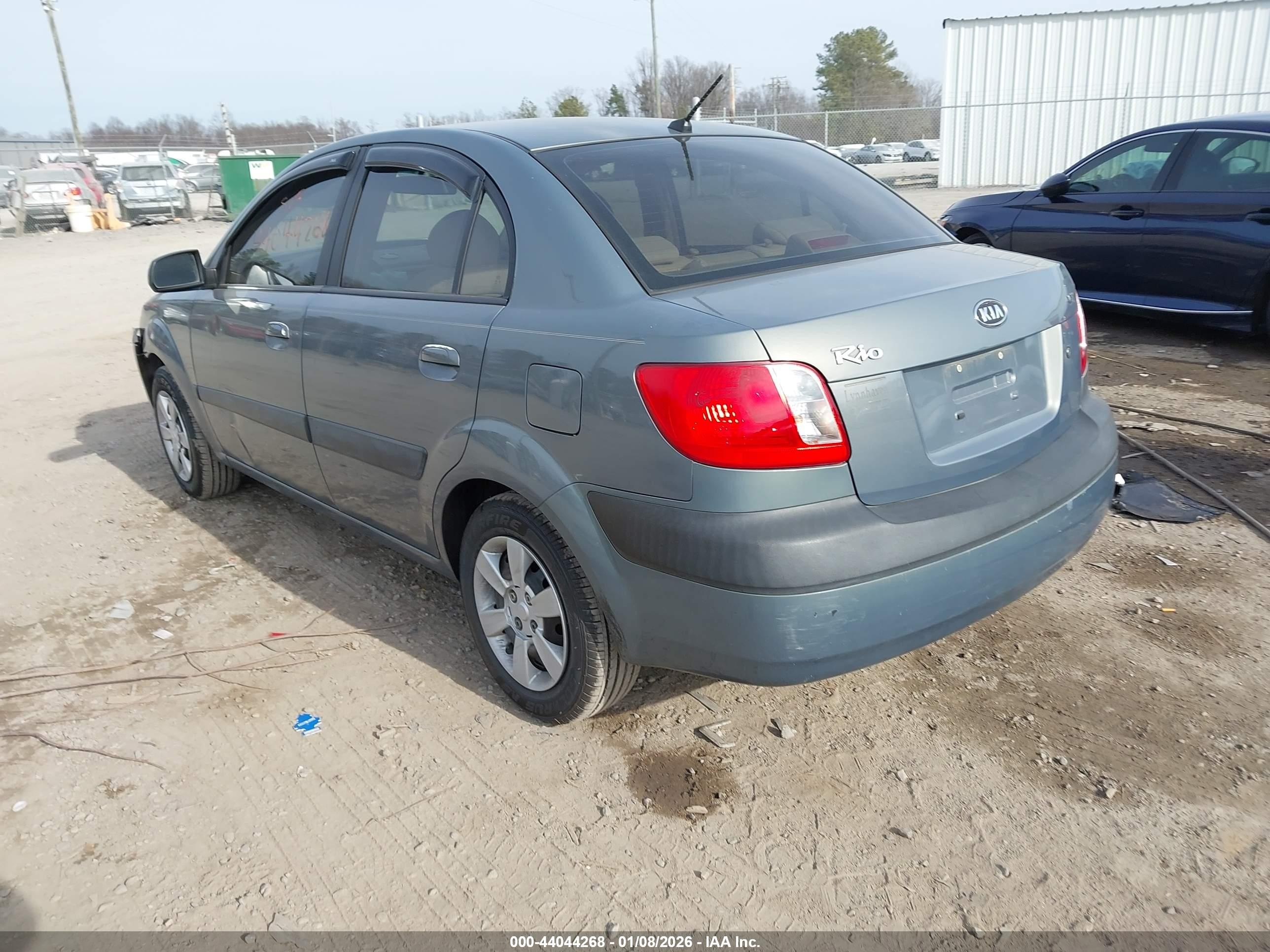2006 Kia Rio Lx Синий vin: KNADE123566166503