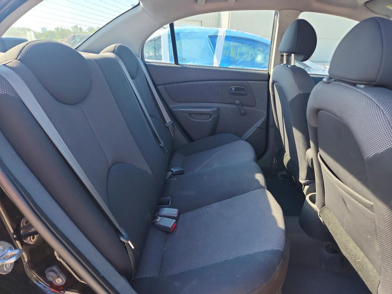 2008 Kia Rio Base Black vin: KNADE123586410136