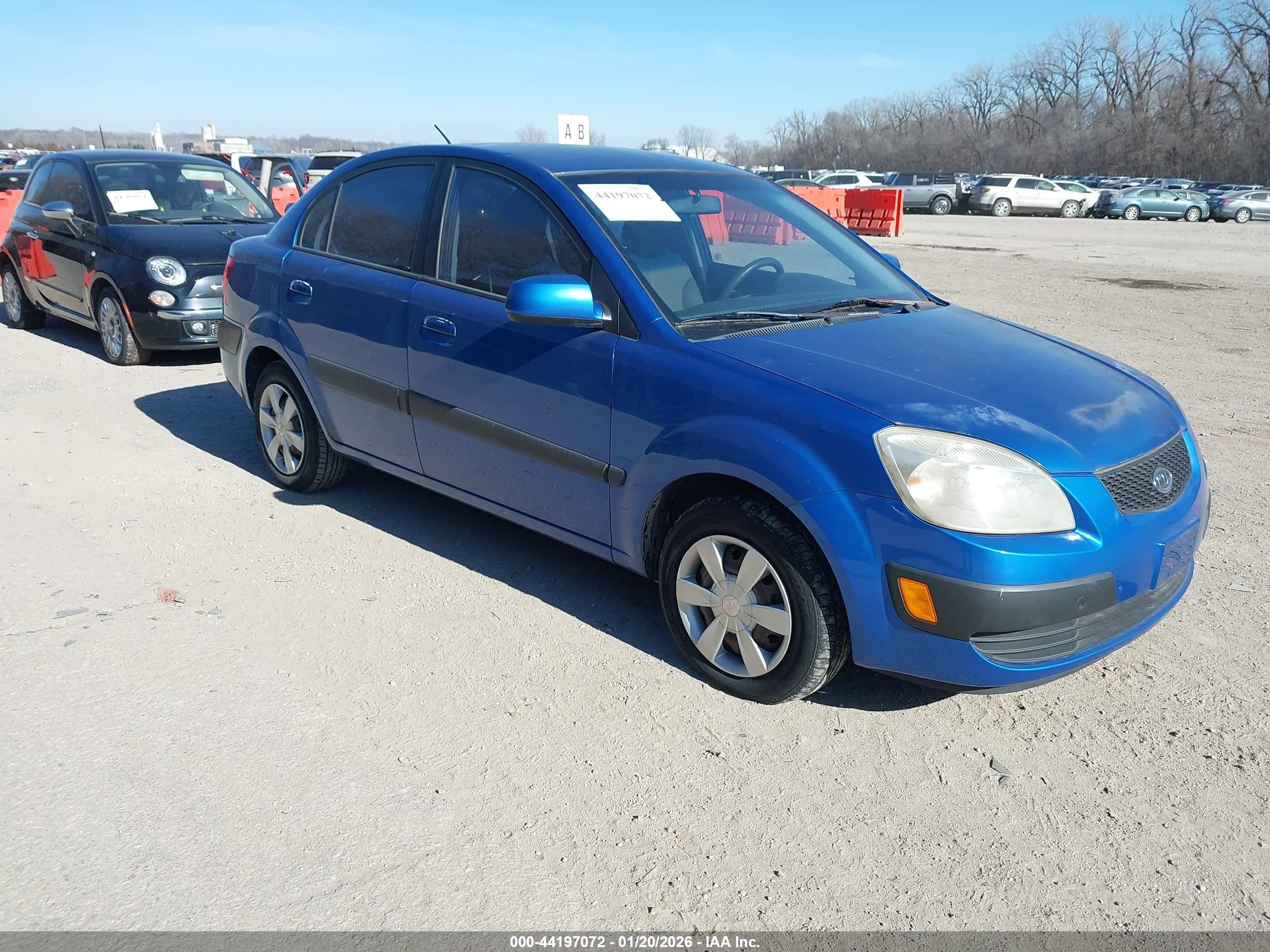 2006 Kia Rio Lx Blue vin: KNADE123666042630