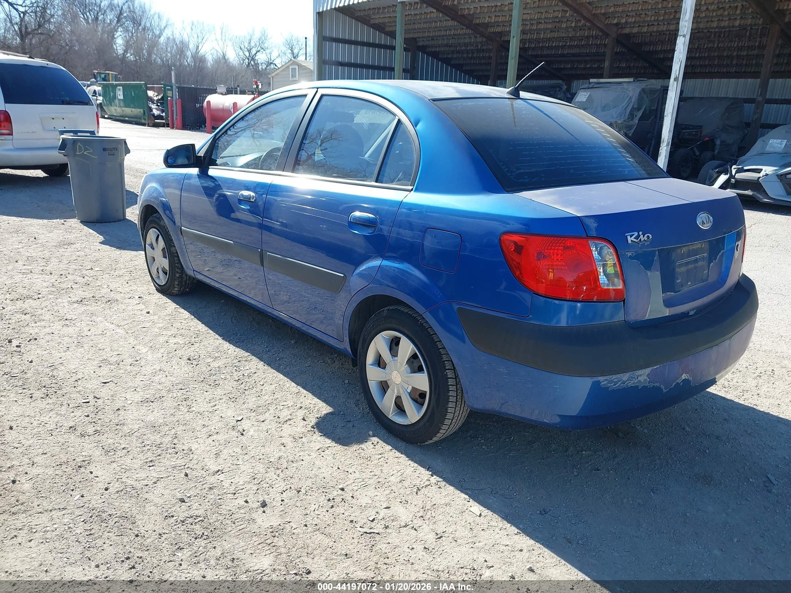 2006 Kia Rio Lx Blue vin: KNADE123666042630