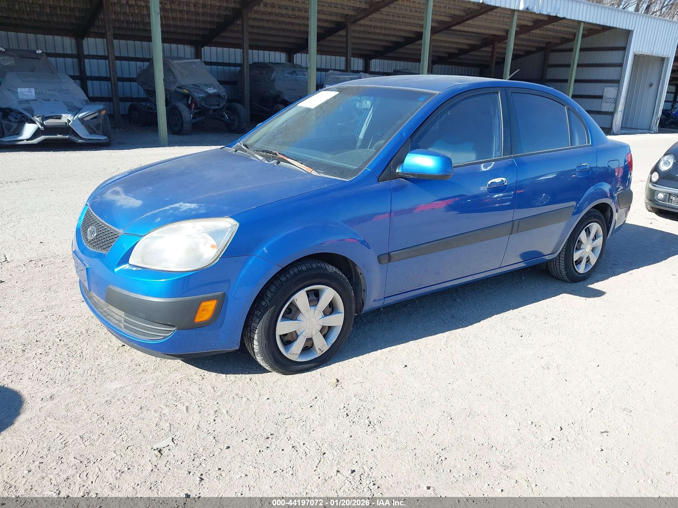 2006 Kia Rio Lx Blue vin: KNADE123666042630