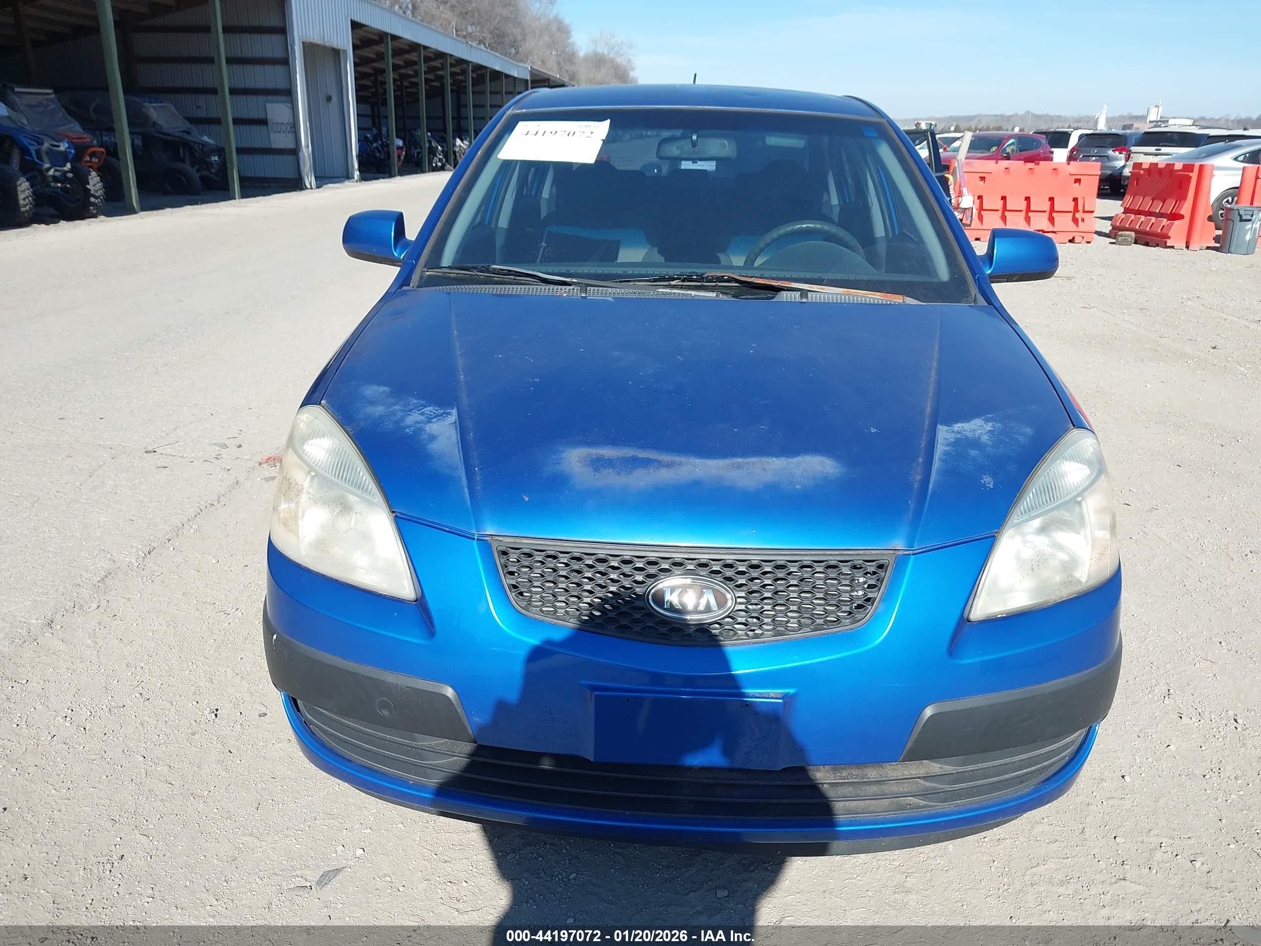 2006 Kia Rio Lx Blue vin: KNADE123666042630