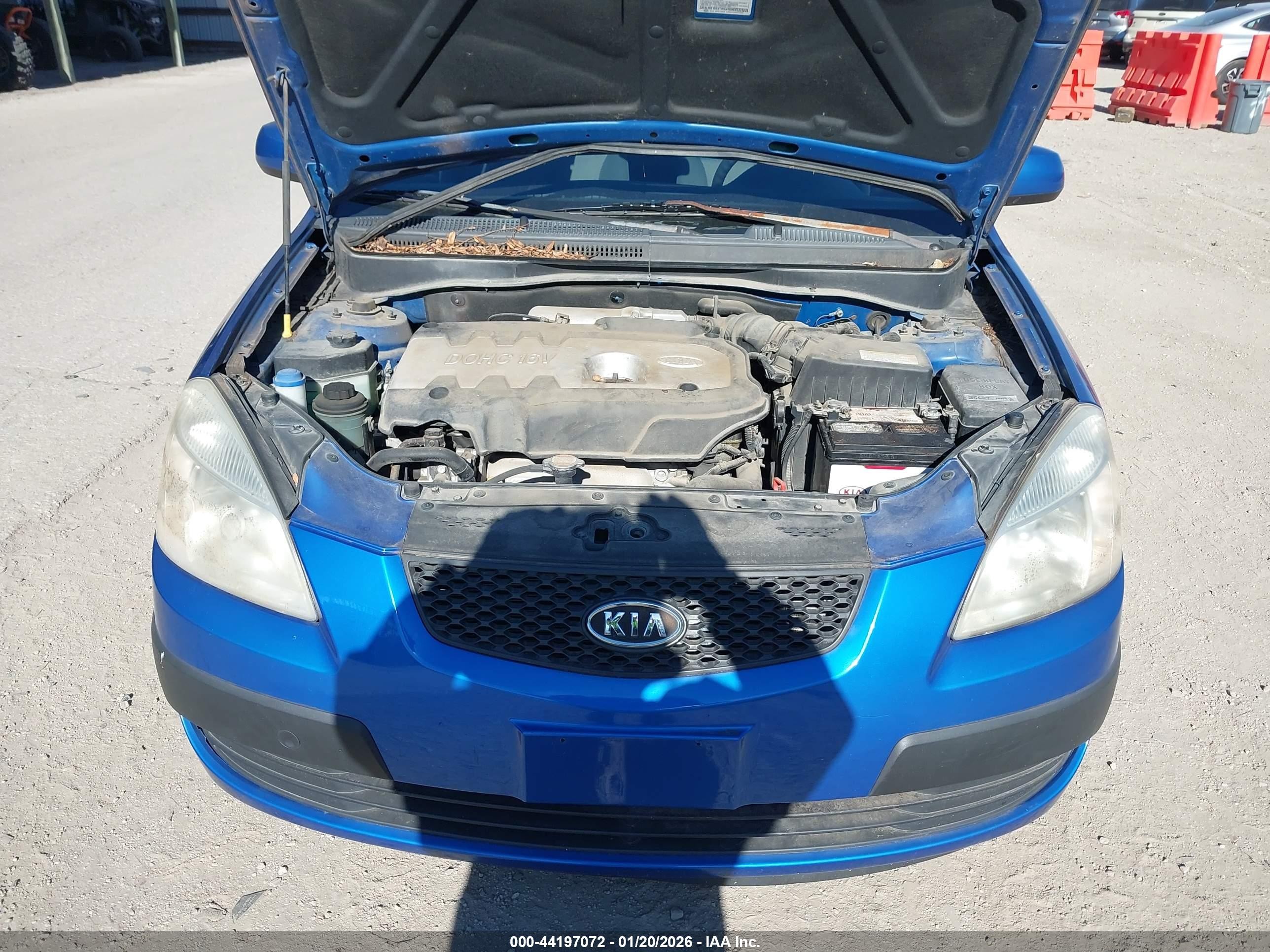 2006 Kia Rio Lx Blue vin: KNADE123666042630