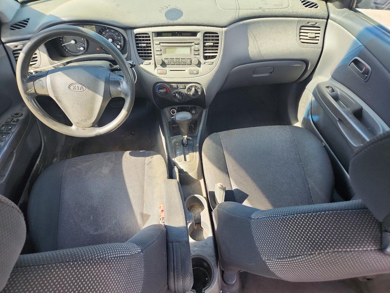 2006 Kia Rio Base Black vin: KNADE123666167059
