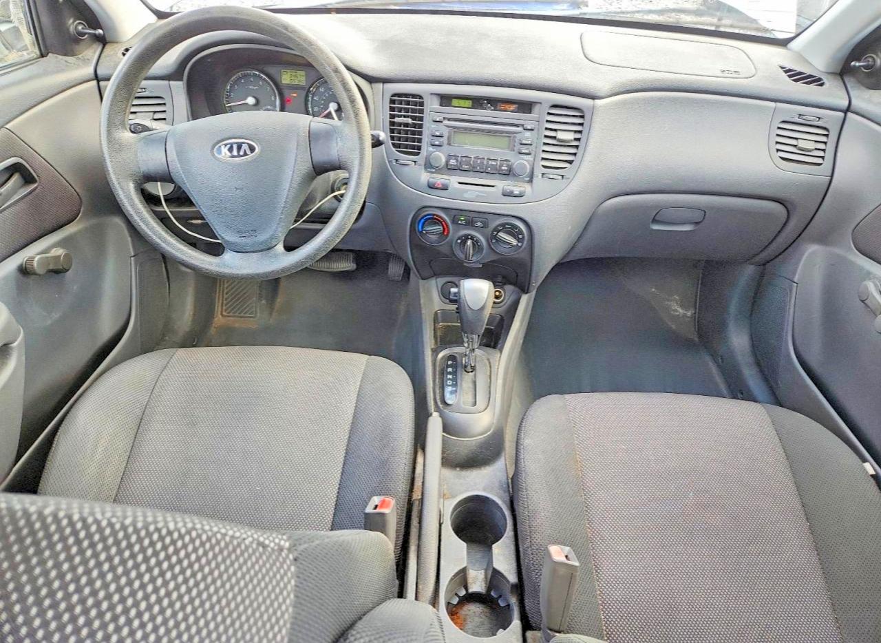 2008 Kia Rio Base/lx/sx Silver vin: KNADE123686373727