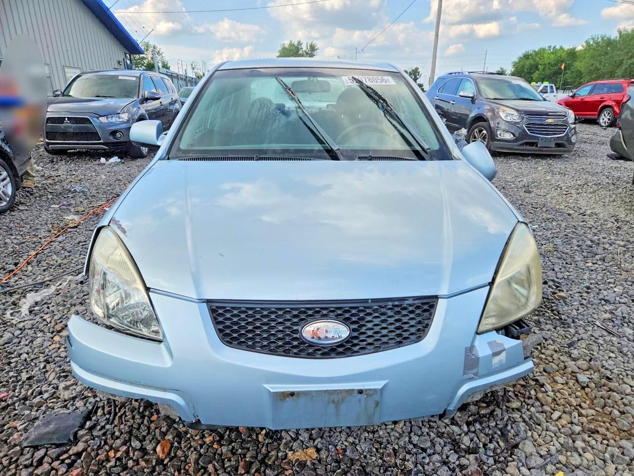 2008 Kia Rio Base/lx/sx Silver vin: KNADE123686373727