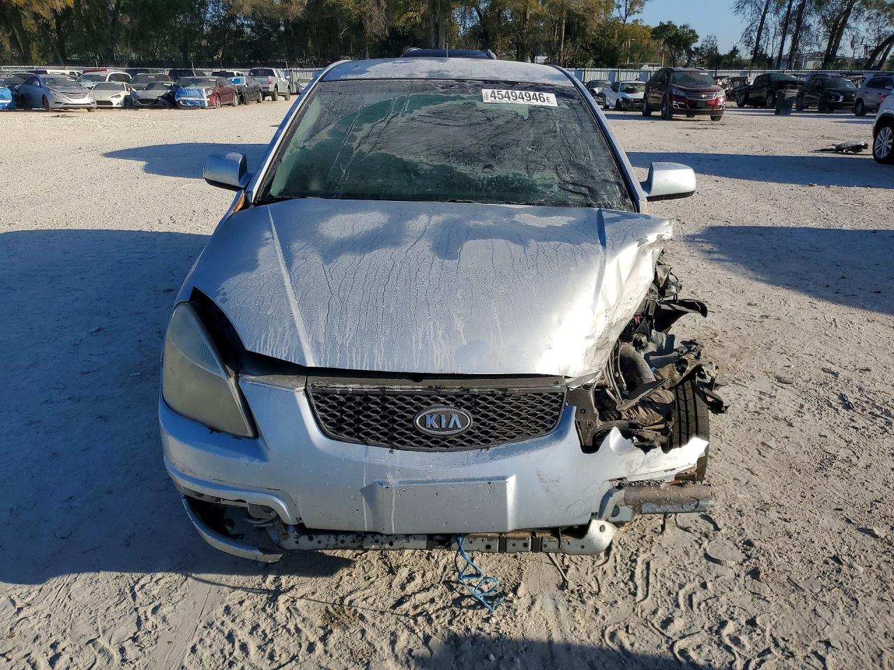 2007 Kia Rio Base Blue vin: KNADE123776261792