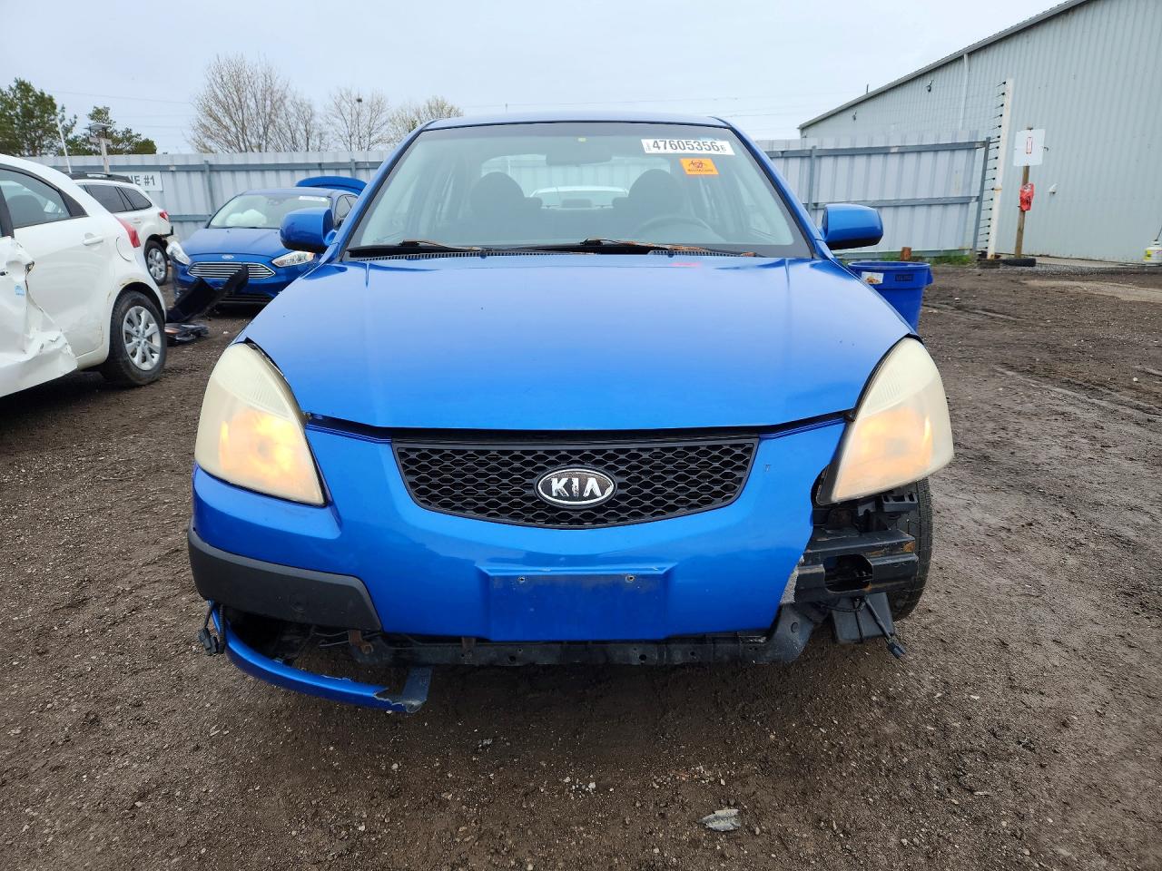 2006 Kia Rio Base Blue vin: KNADE123X66060841