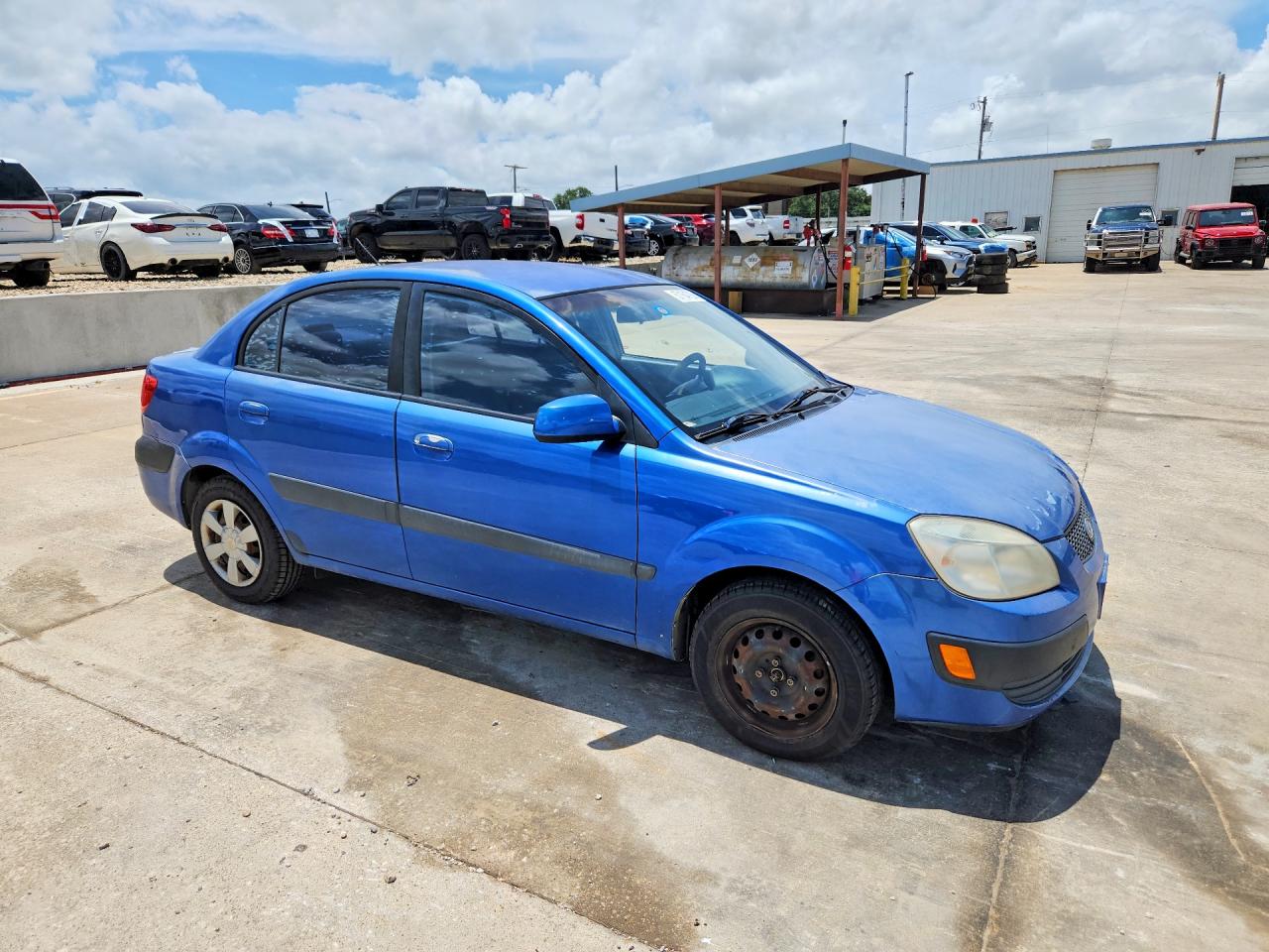 2006 Kia Rio Lx Automatic Blue vin: KNADE123X66121864