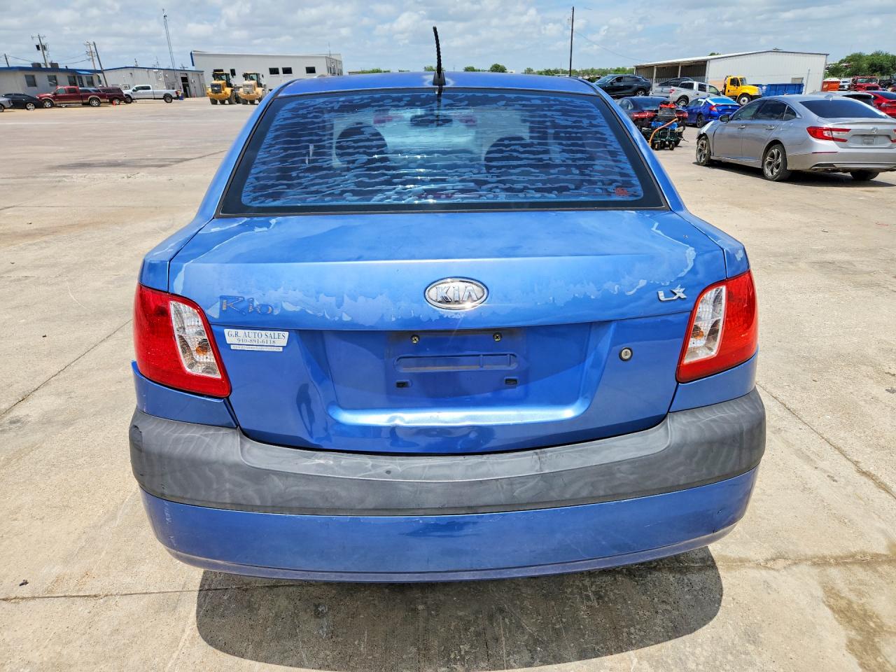 2006 Kia Rio Lx Automatic Blue vin: KNADE123X66121864