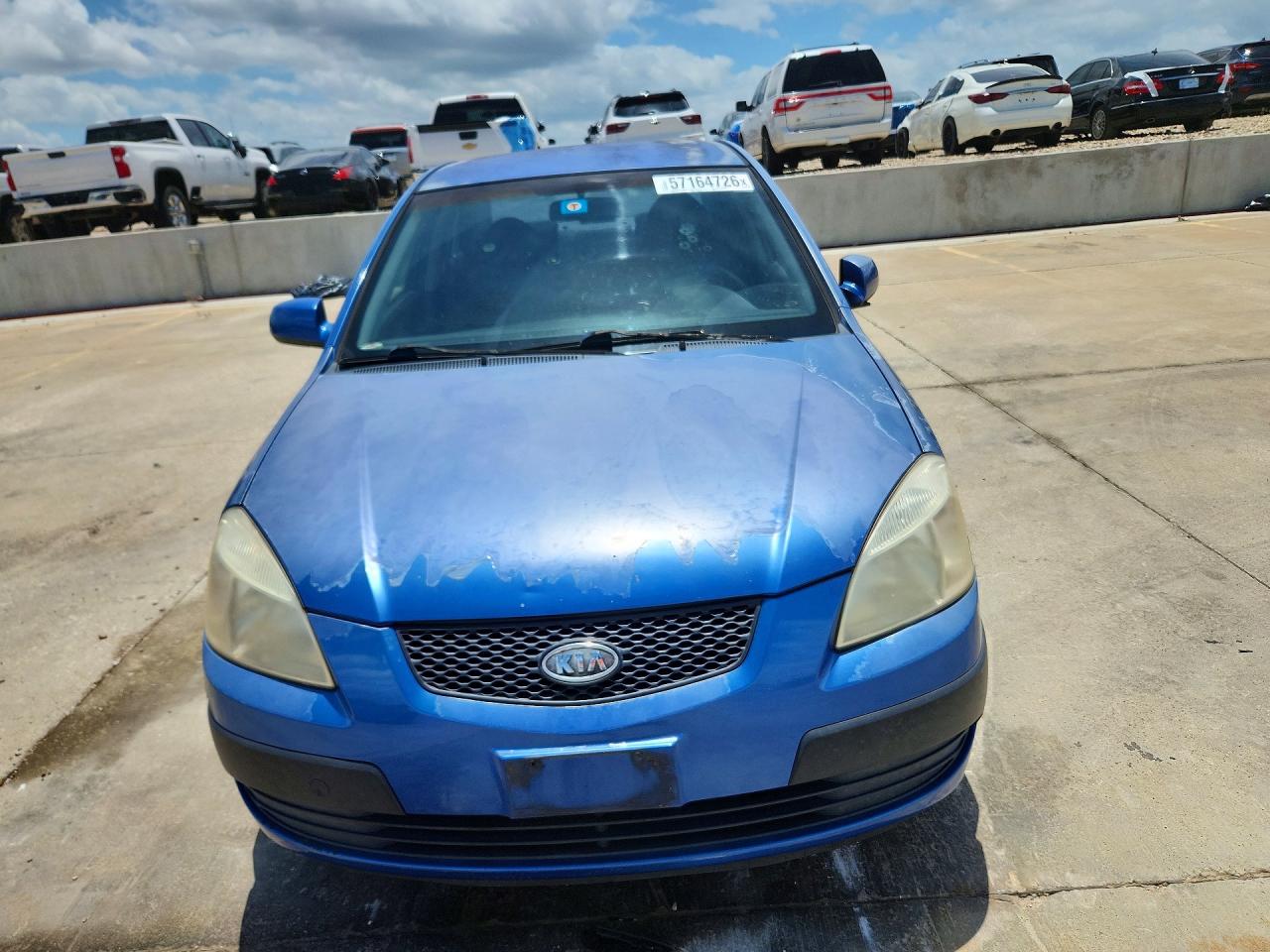 2006 Kia Rio Lx Automatic Blue vin: KNADE123X66121864