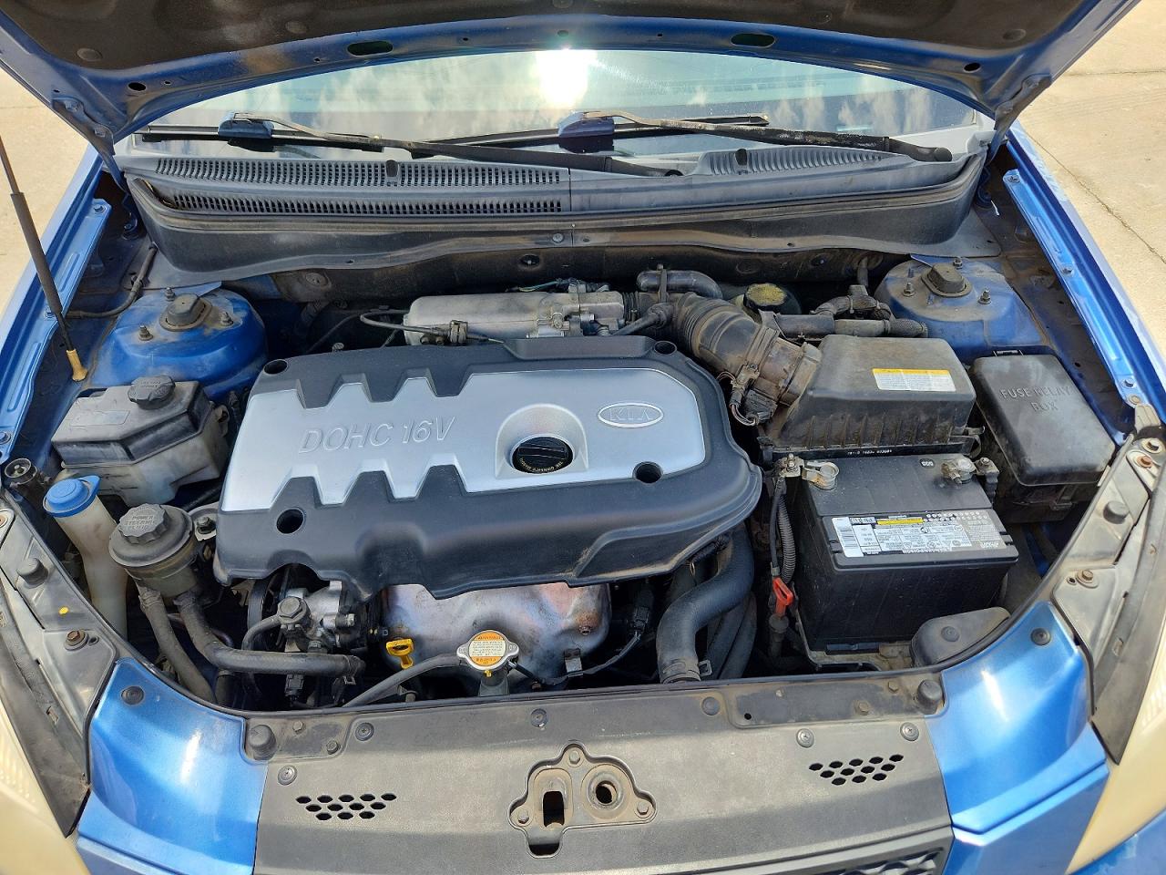 2006 Kia Rio Lx Automatic Blue vin: KNADE123X66121864