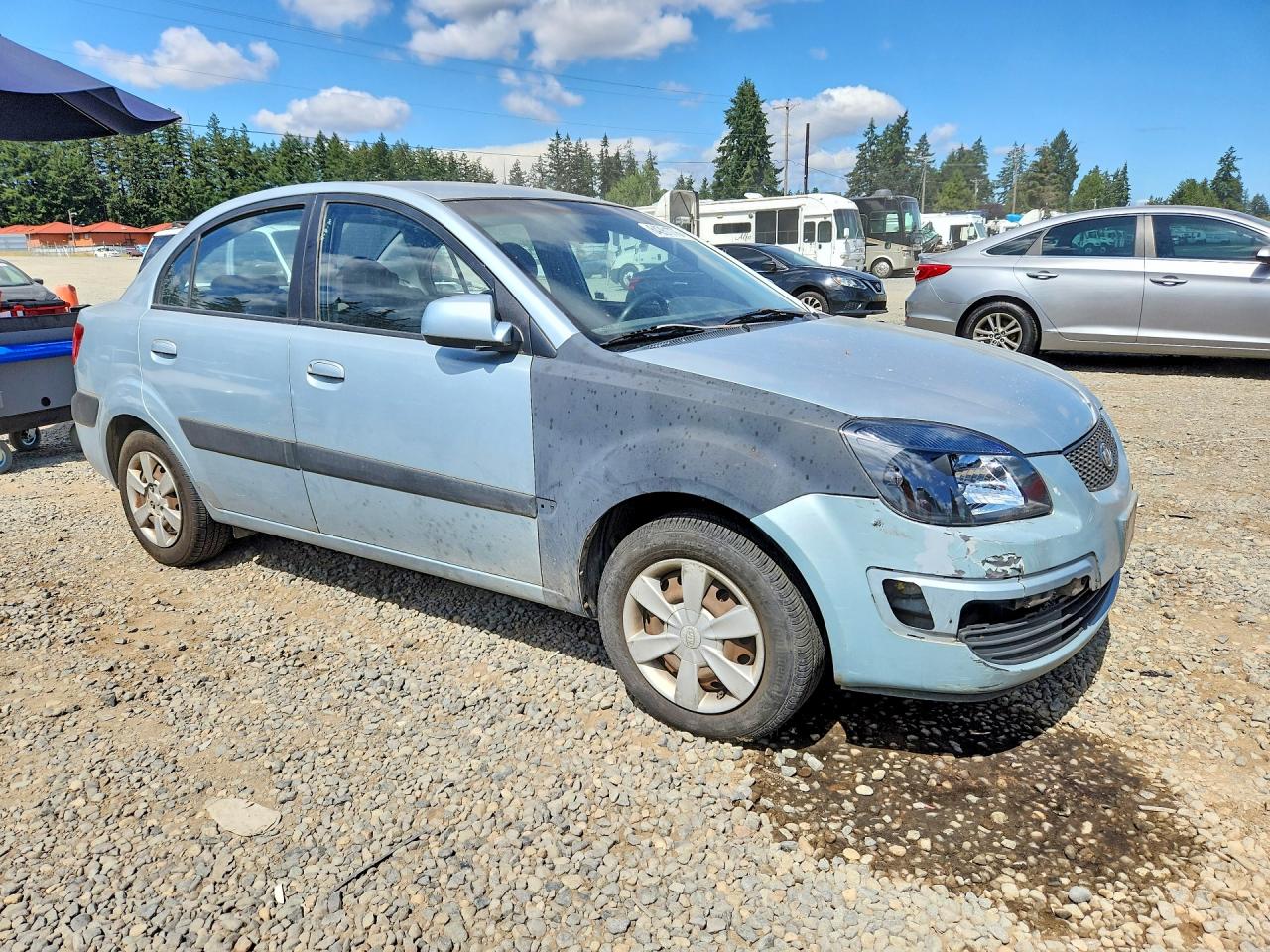 2006 Kia Rio Base Серебряный vin: KNADE123X66161569
