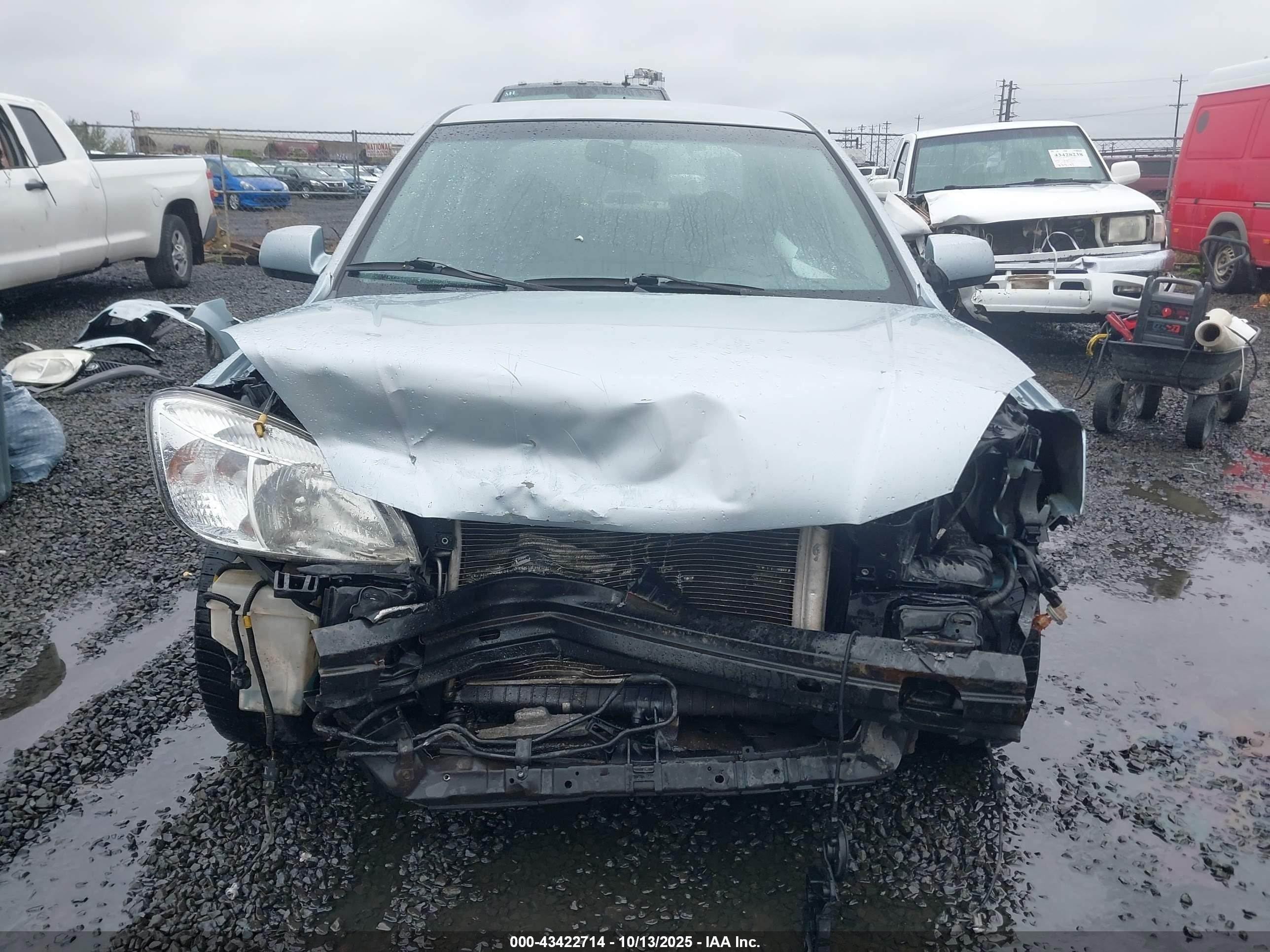 2007 Kia Rio Lx Light Blue vin: KNADE123X76268946