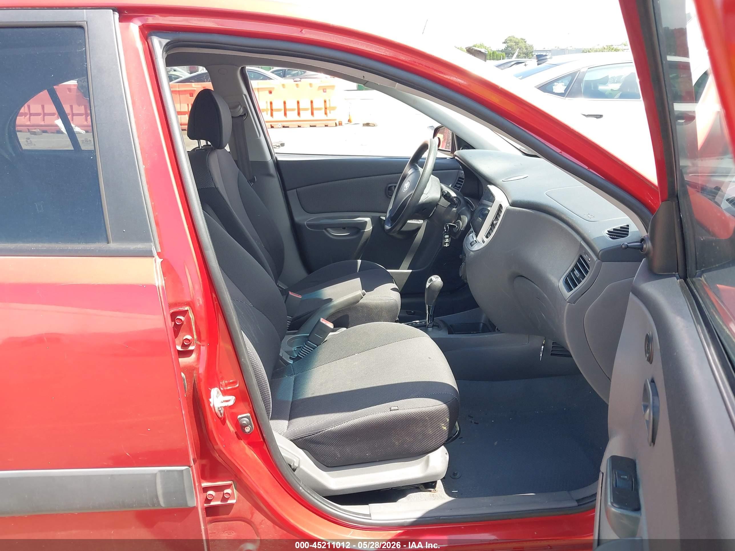 2008 Kia Rio Lx Оранжевый vin: KNADE123X86303888