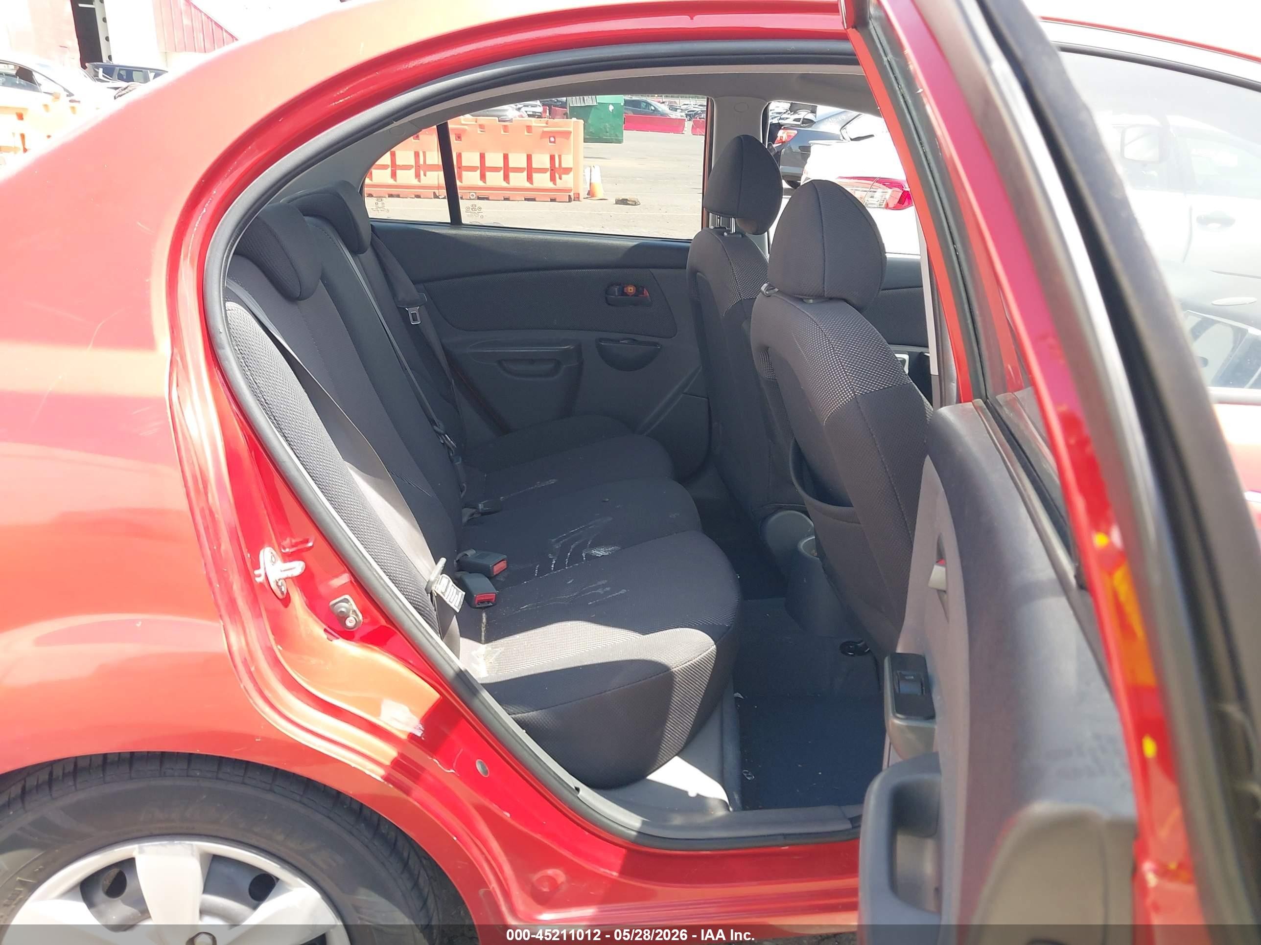 2008 Kia Rio Lx Оранжевый vin: KNADE123X86303888