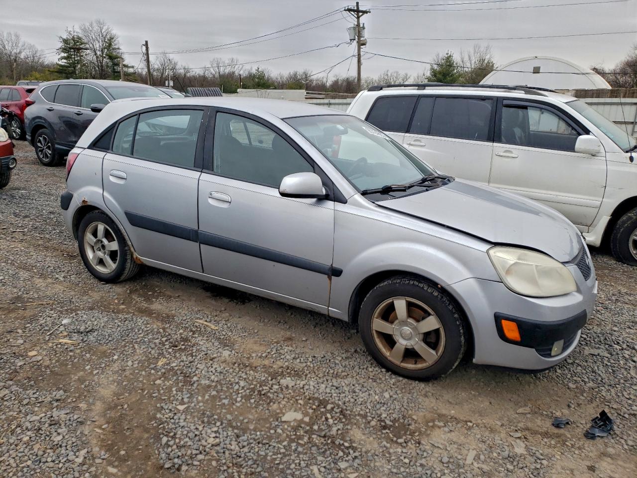 2006 Kia Rio 5 Серебряный vin: KNADE163066169318
