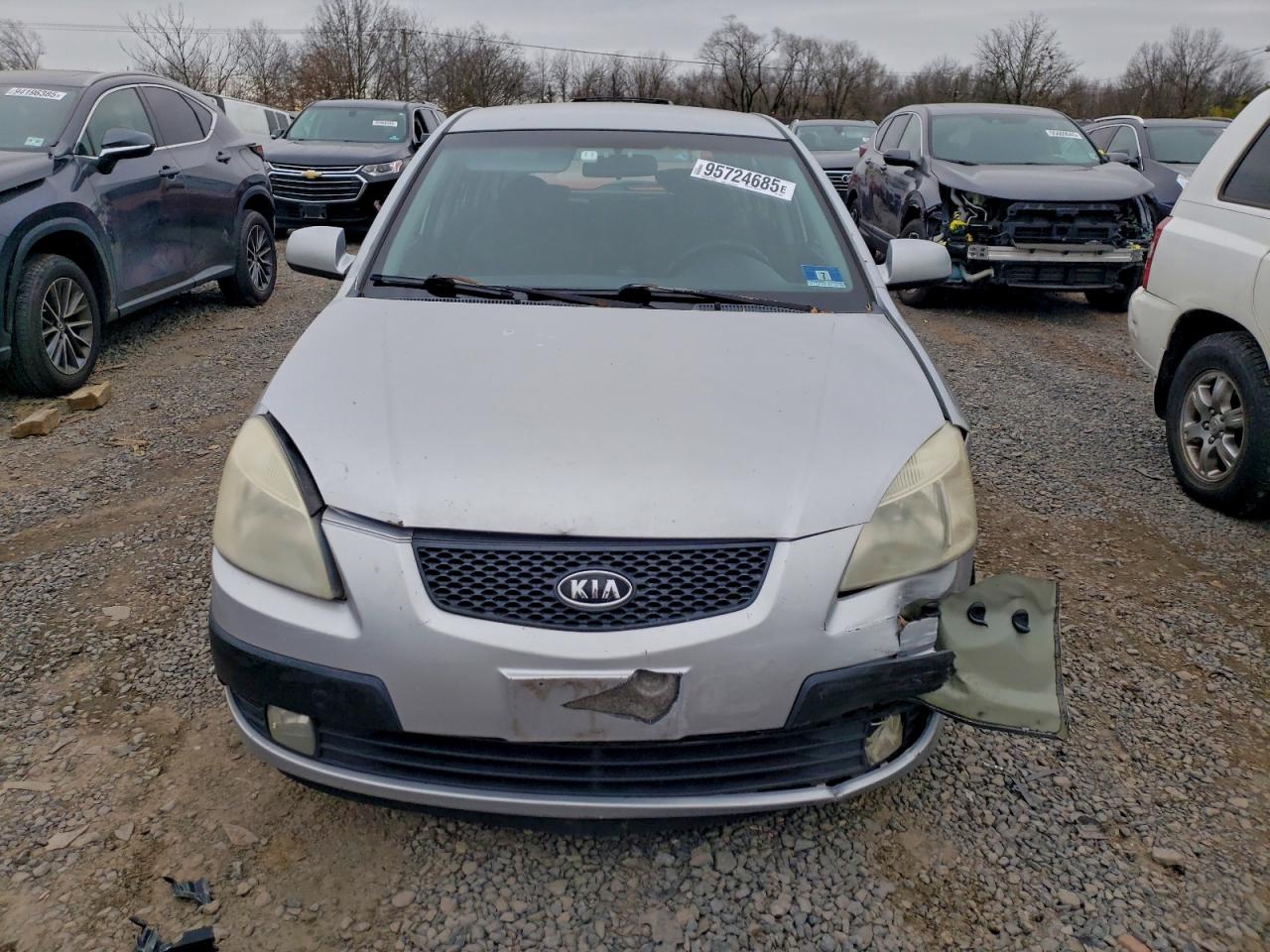 2006 Kia Rio 5 Серебряный vin: KNADE163066169318