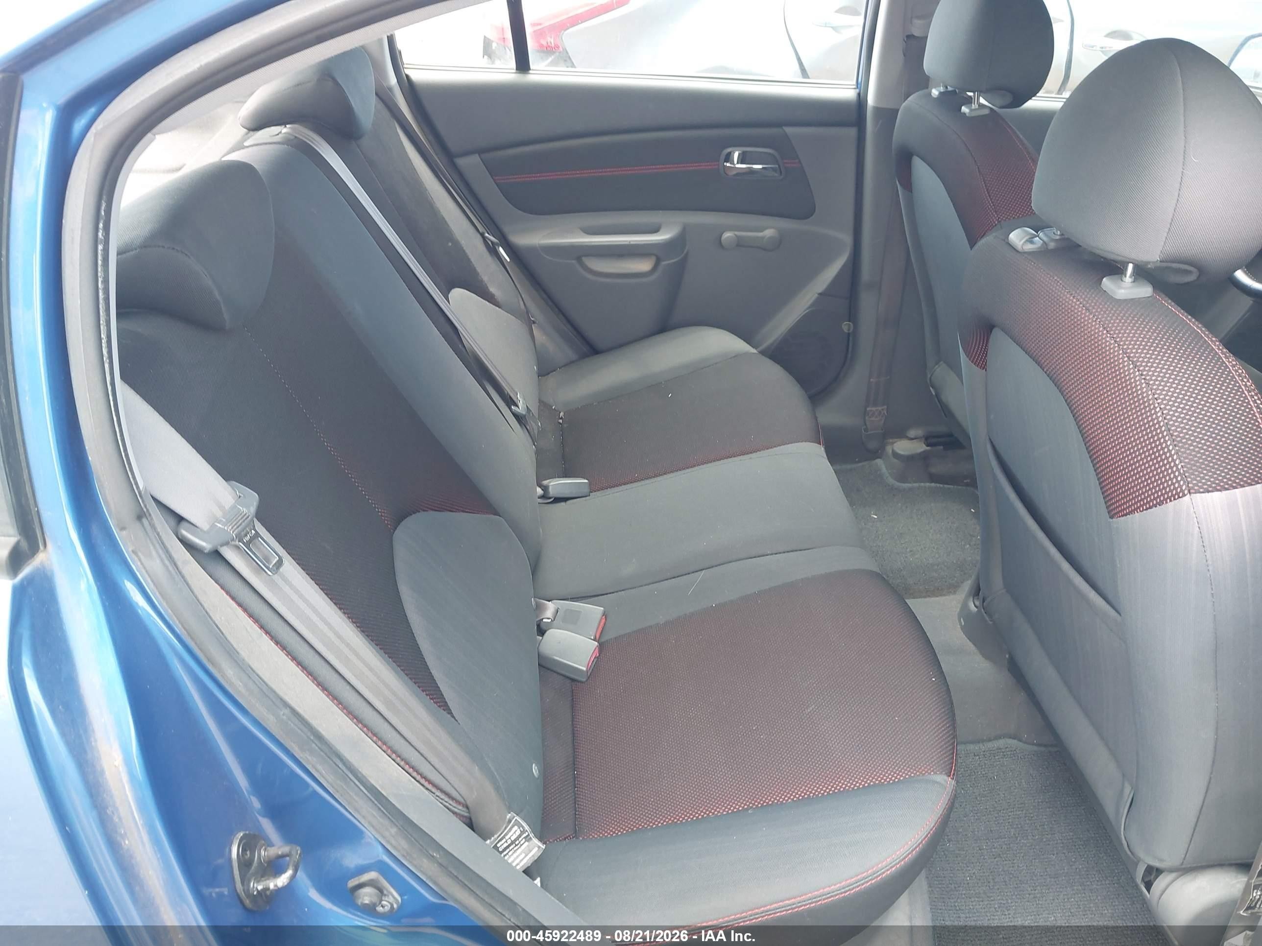 2007 Kia Rio5 Sx Blue vin: KNADE163276280390