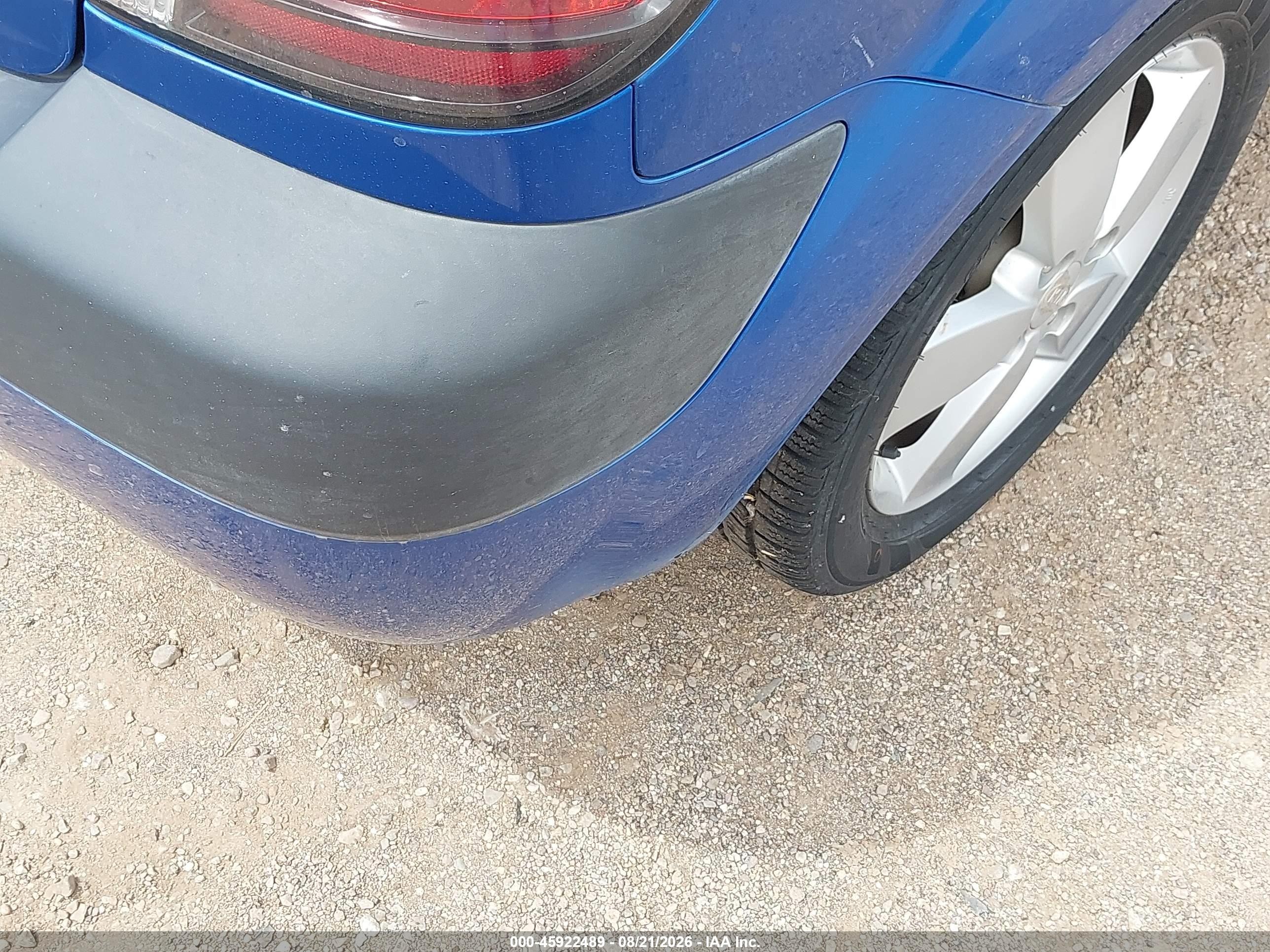 2007 Kia Rio5 Sx Blue vin: KNADE163276280390