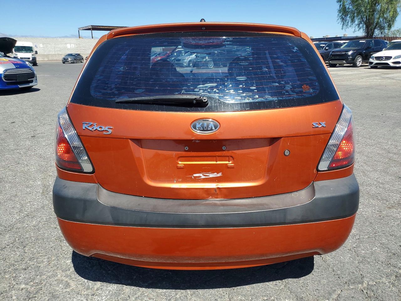 2008 Kia Rio 5 Sx Orange vin: KNADE163286314202