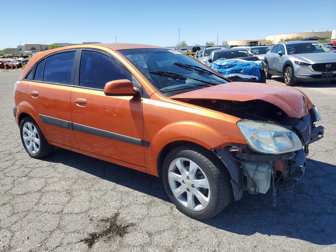 2008 Kia Rio 5 Sx Orange vin: KNADE163286314202