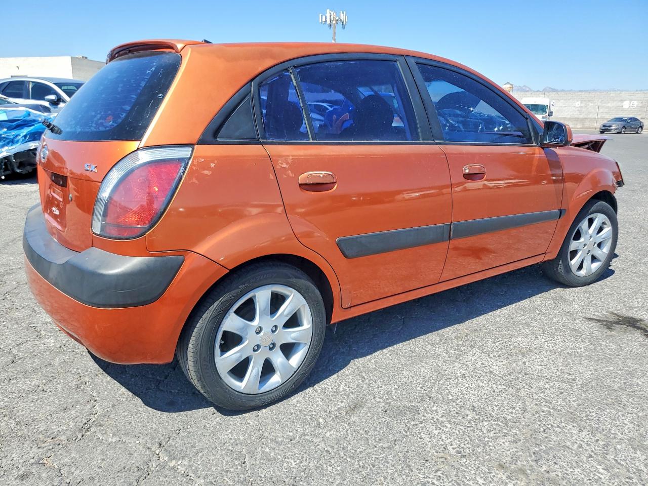 2008 Kia Rio 5 Sx Orange vin: KNADE163286314202